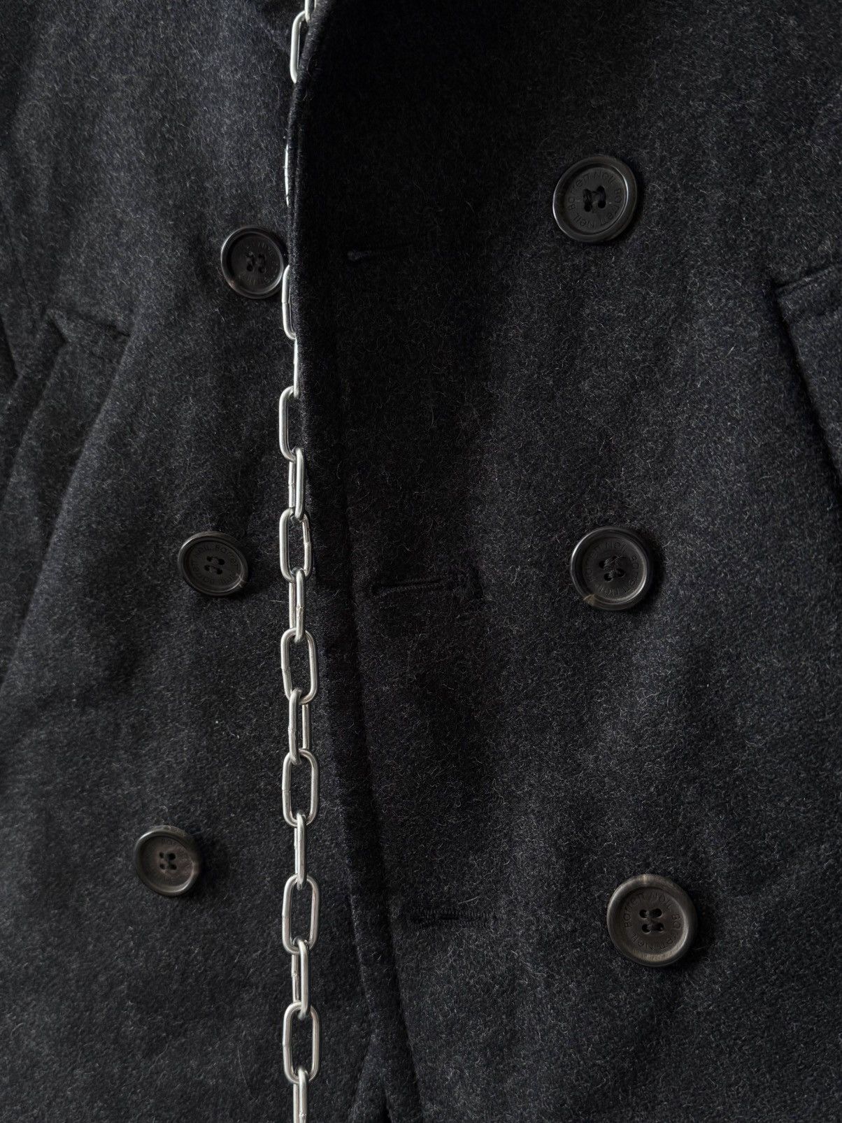 Neil Barrett Neil Barrett Double Breasted Wool Peacoat Size US M / EU 48-50 / 2 - 5 Thumbnail