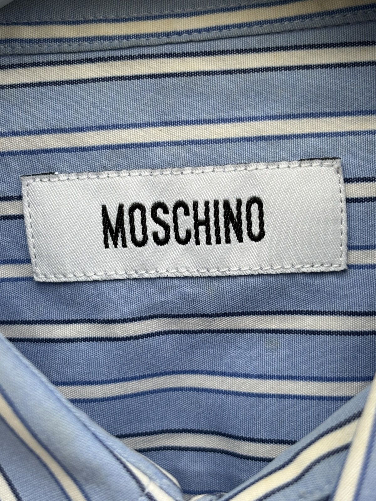 Jeremy Scott Moschino Era Striped Shirt Size US M / EU 48-50 / 2 - 4 Thumbnail