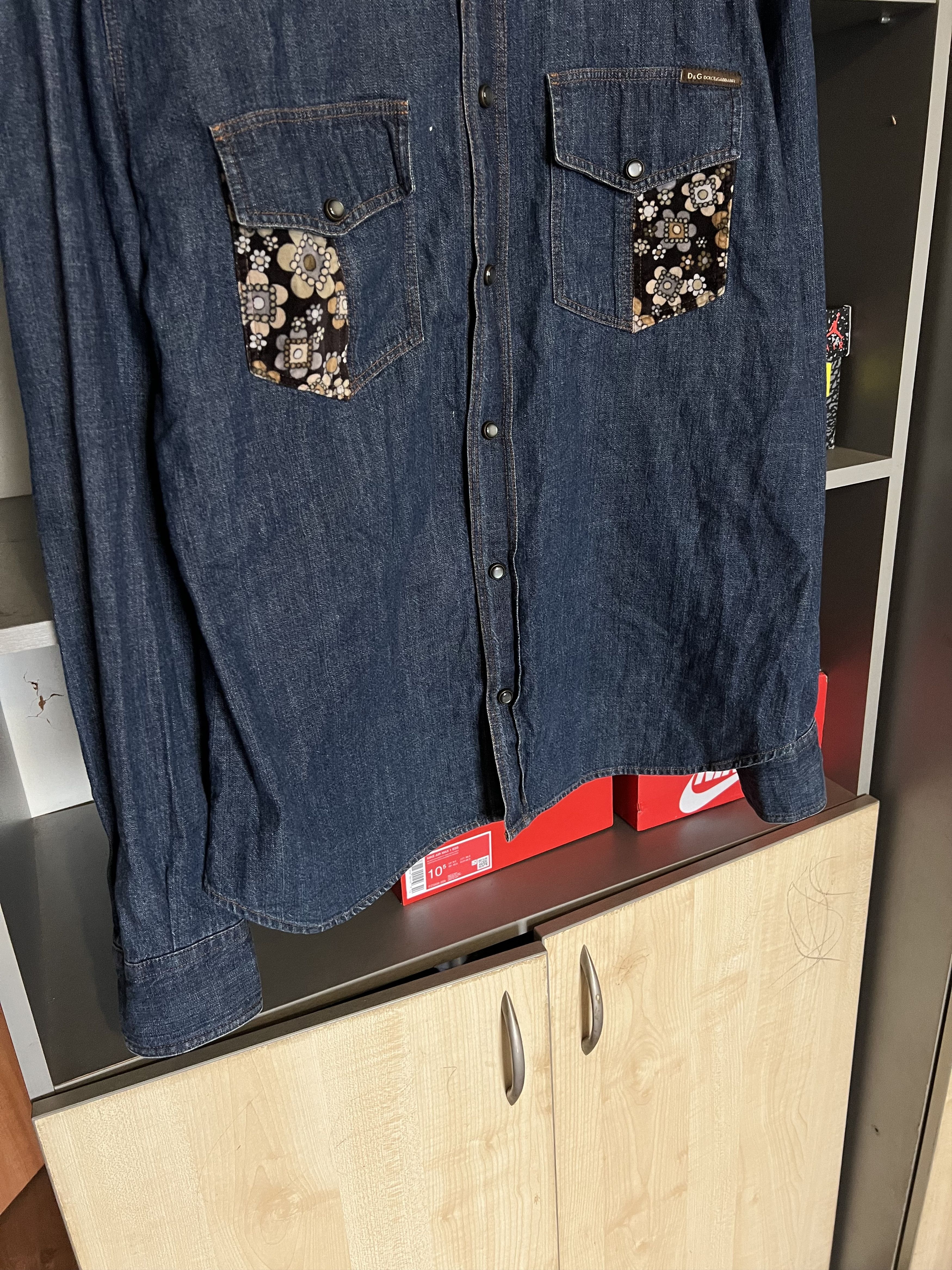 Dolce & Gabbana Vintage Dolce & Gabbana Italian Designer Denim Shirt 90s Size US XL / EU 56 / 4 - 3 Thumbnail