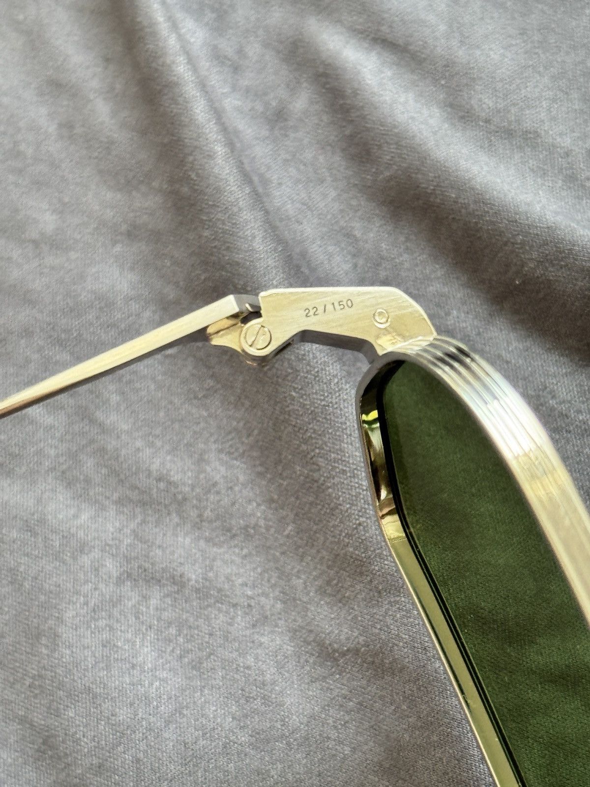Jacques Marie Mage GREEN LENSE THE SIDEWALK DOCTOR SUNGLASSES Size ONE SIZE - 19 Thumbnail