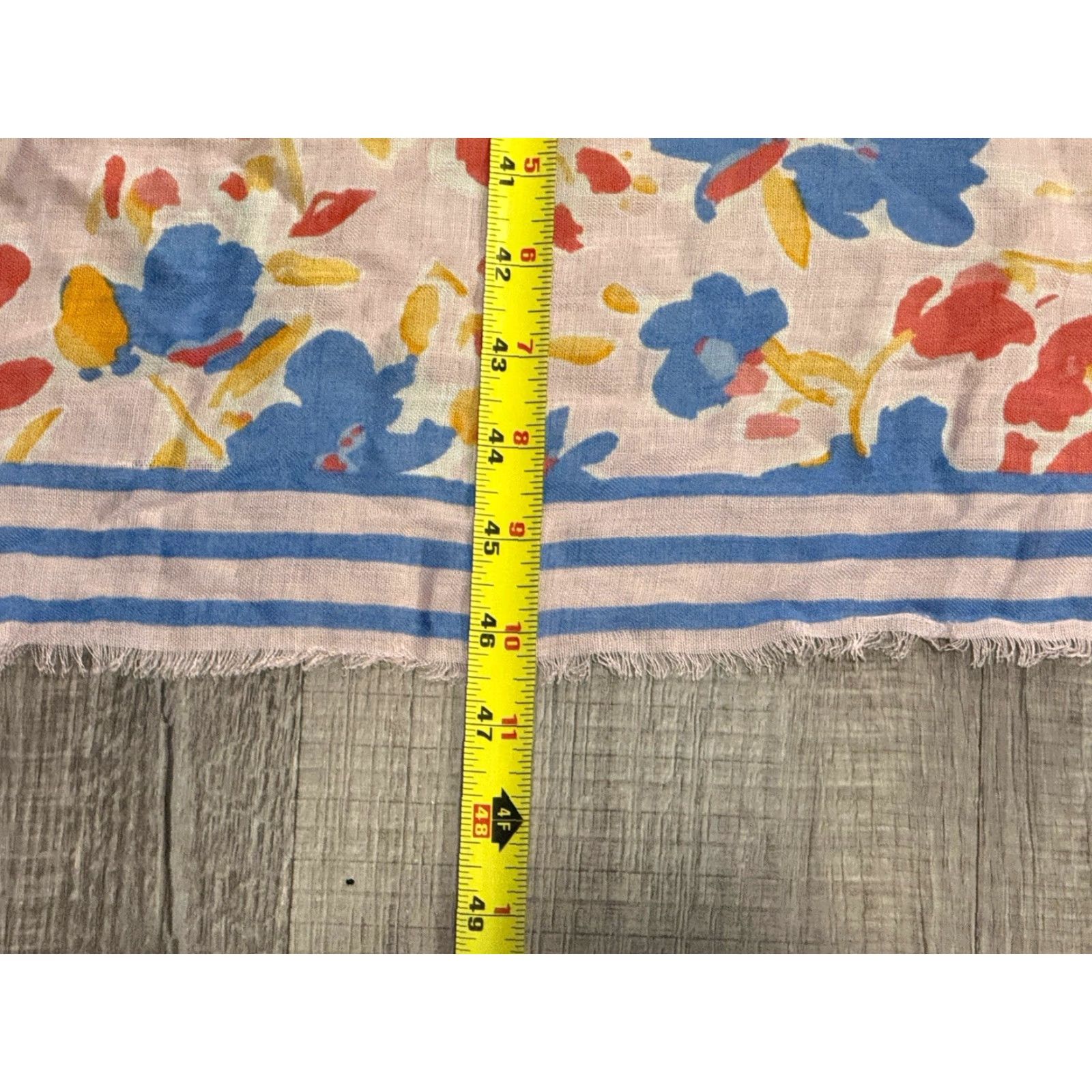 J.McLaughlin J Mclaughlin Giselle Scarf Women Multicolor Silk Blend Floral Garden Variety NWT Size ONE SIZE - 3 Thumbnail