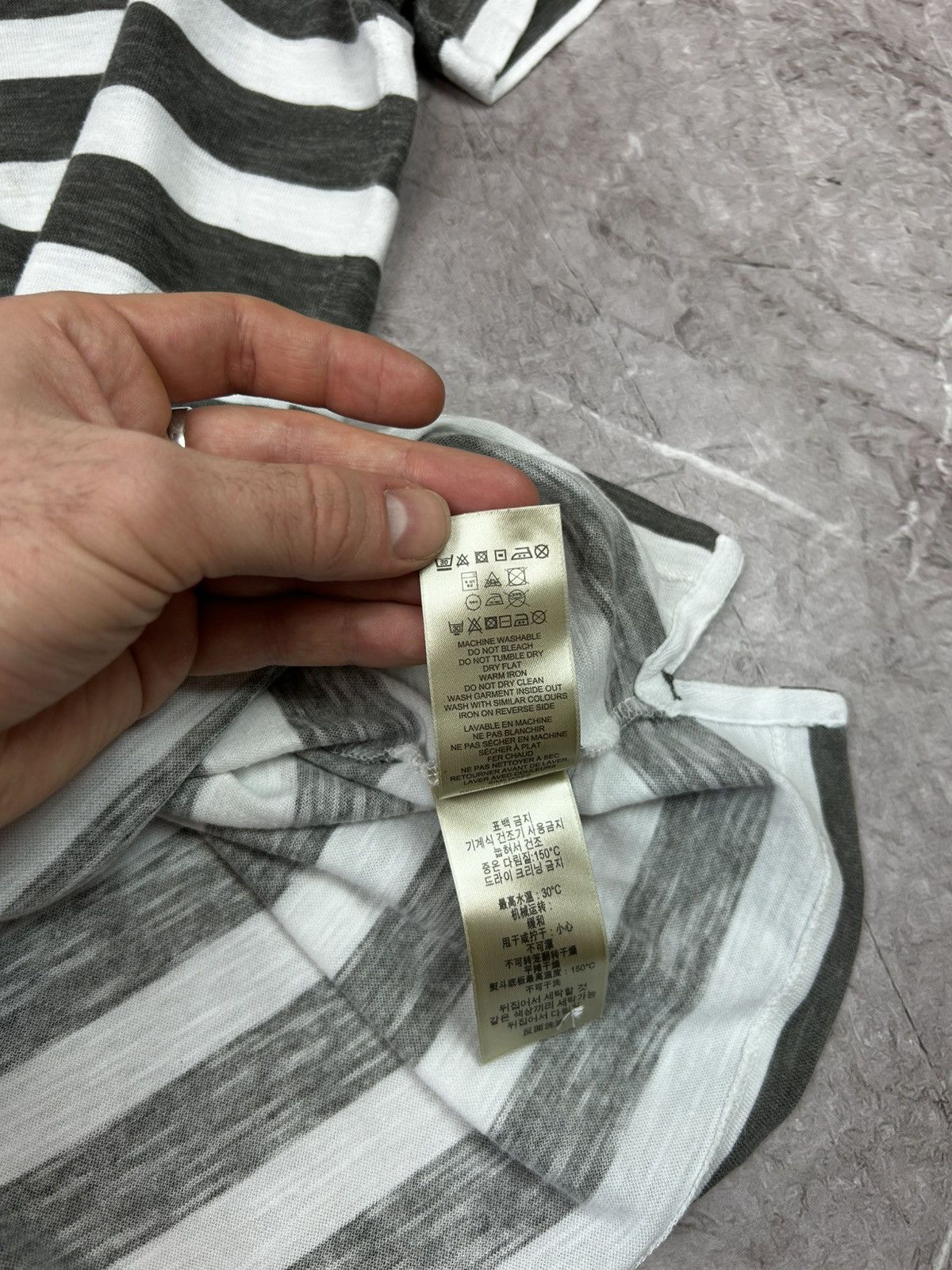 Burberry Burberry Striped Polo Shirt Size US XL / EU 56 / 4 - 5 Thumbnail