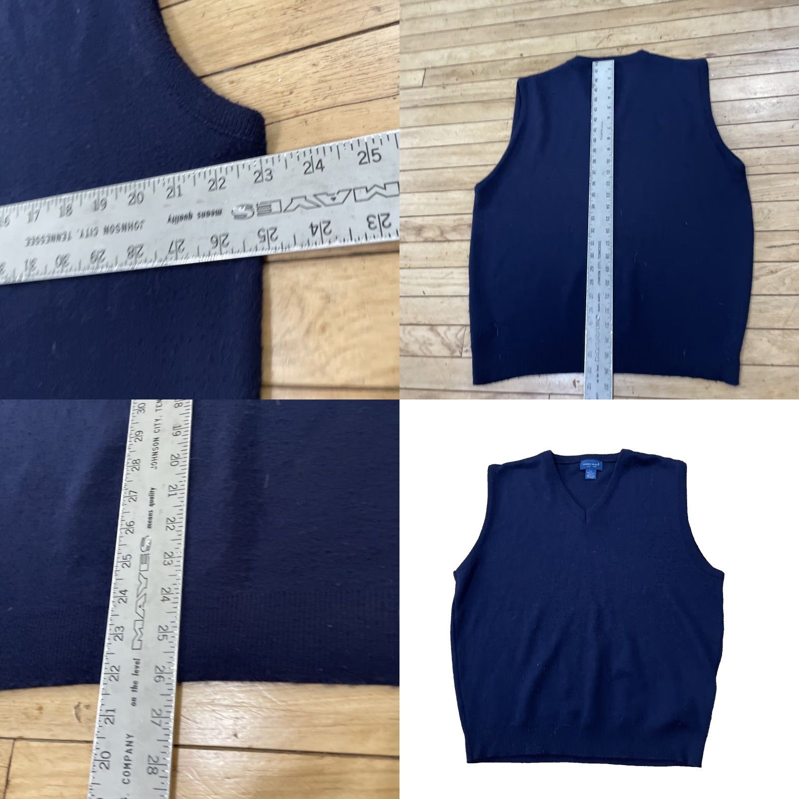 Vintage VINTAGE Towncraft Vest Men L Blue Vneck 90s Made USA Classic Capusle Penneys Towncraft / Vintage / 90s / Preppy Academia / Blue / Vneck / Vest / Men Size US L / EU 52-54 / 3 - 8 Thumbnail