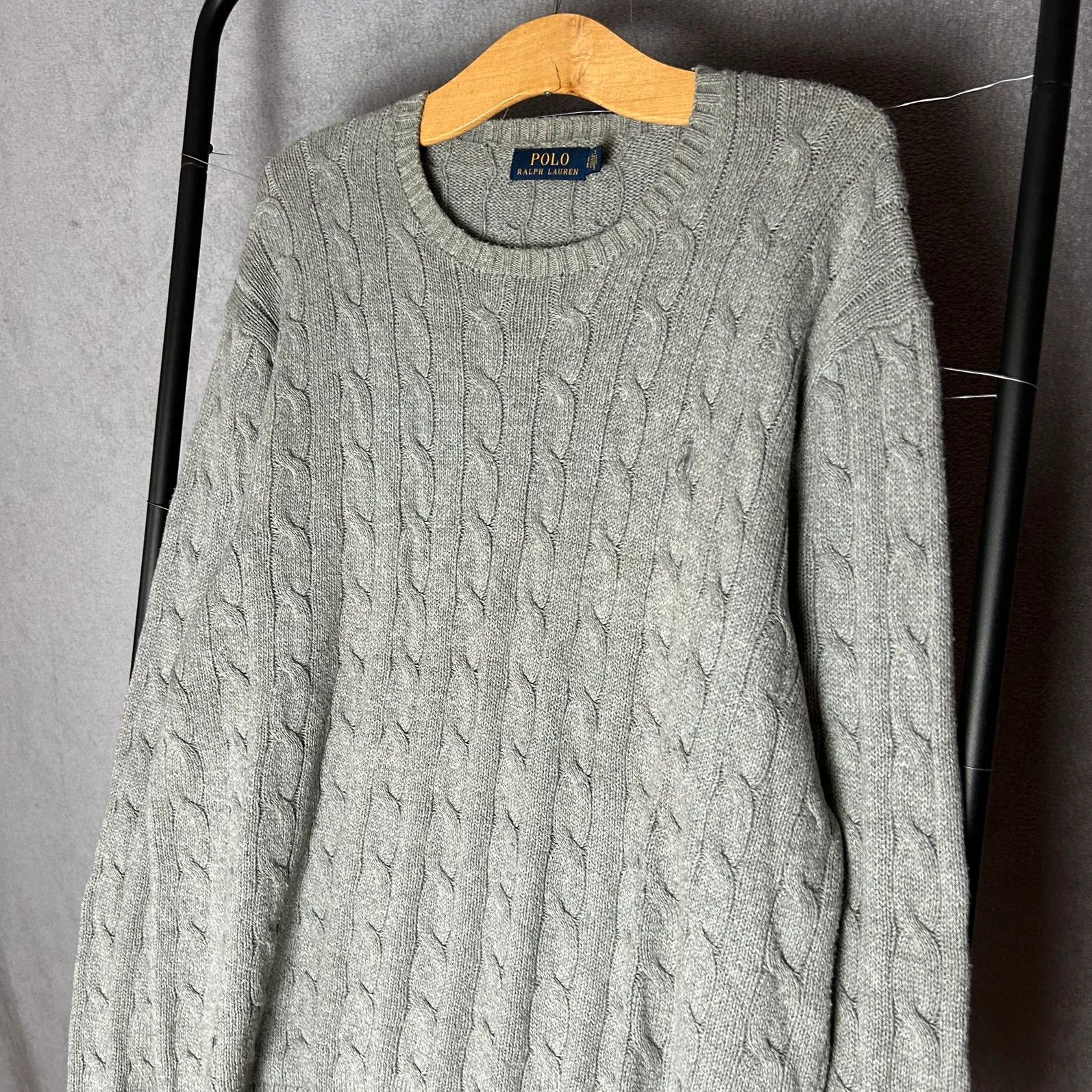 Designer × Polo Ralph Lauren × Ralph Lauren Polo Ralph Lauren knitwear mini logo pony grey old money Size US XL / EU 56 / 4 - 3 Thumbnail