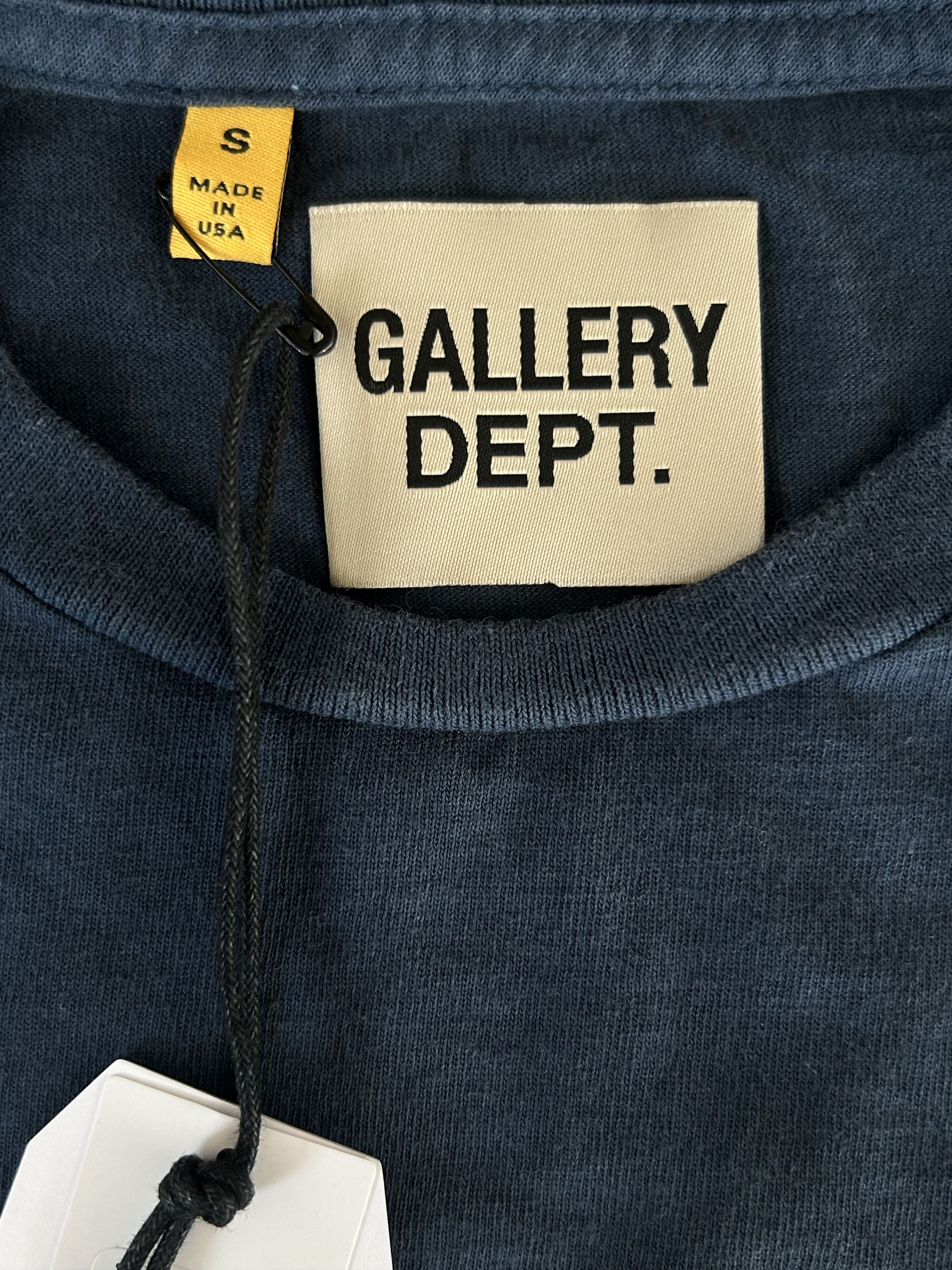 Gallery Dept. Gallery Dept Navy & Yellow Art Dept T-Shirt Size US S / EU 44-46 / 1 - 3 Thumbnail
