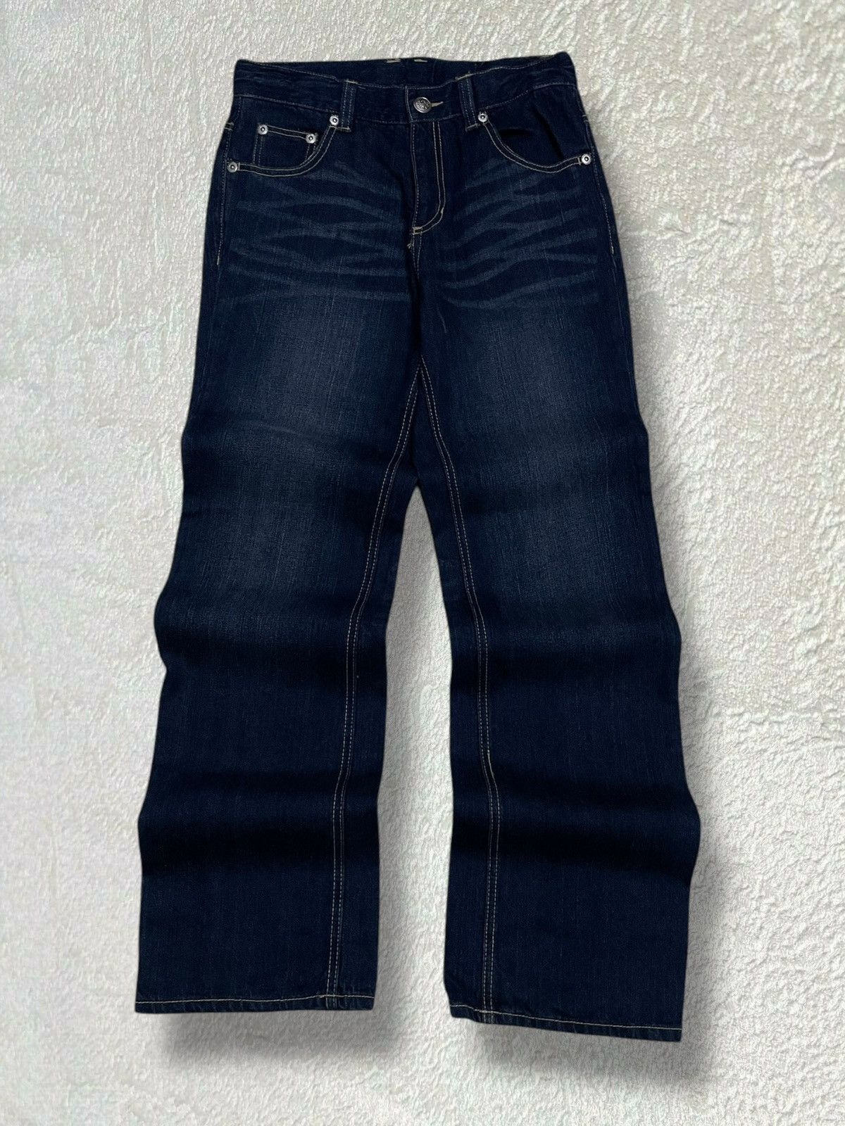 Hysteric Glamour Vintage 90s Japan Designer Wild Eagle Skull Affliction Denim Size US 28 / EU 44 - 8 Thumbnail