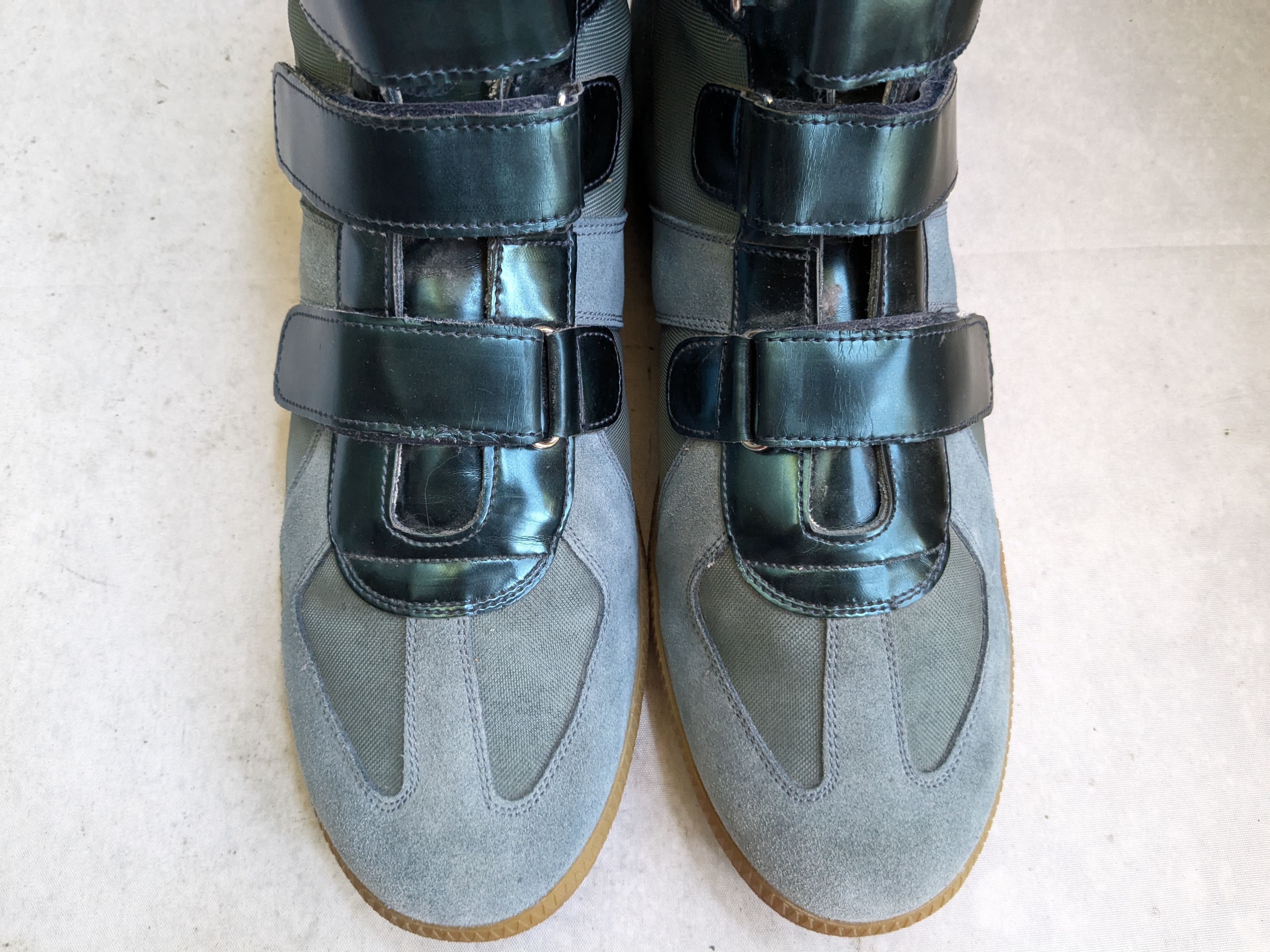 Maison Margiela Maison Margiela Triple Strap Sneakers Blue 12 45 GAT Replica Size US 12 / EU 45 - 2 Thumbnail