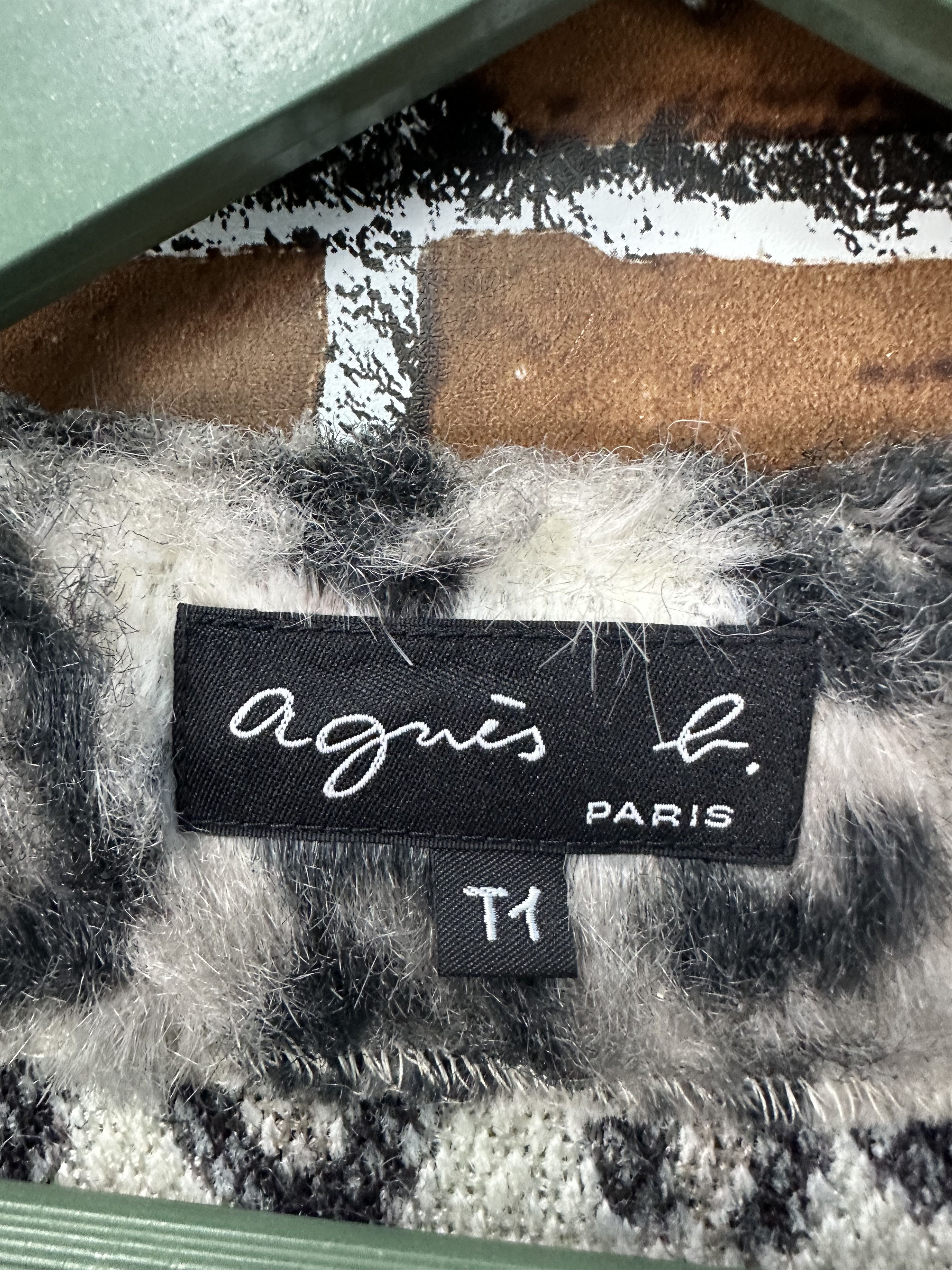 agnes b. Vintage Agnes B Mohair Crop Button Shirt VT03 Size S / US 4 / IT 40 - 7 Thumbnail