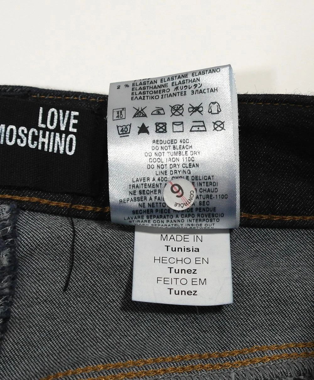 Love Moschino Love Moschino women's skinny pants size 25 dark blue Size 25" / US 0 / IT 36 - 11 Thumbnail