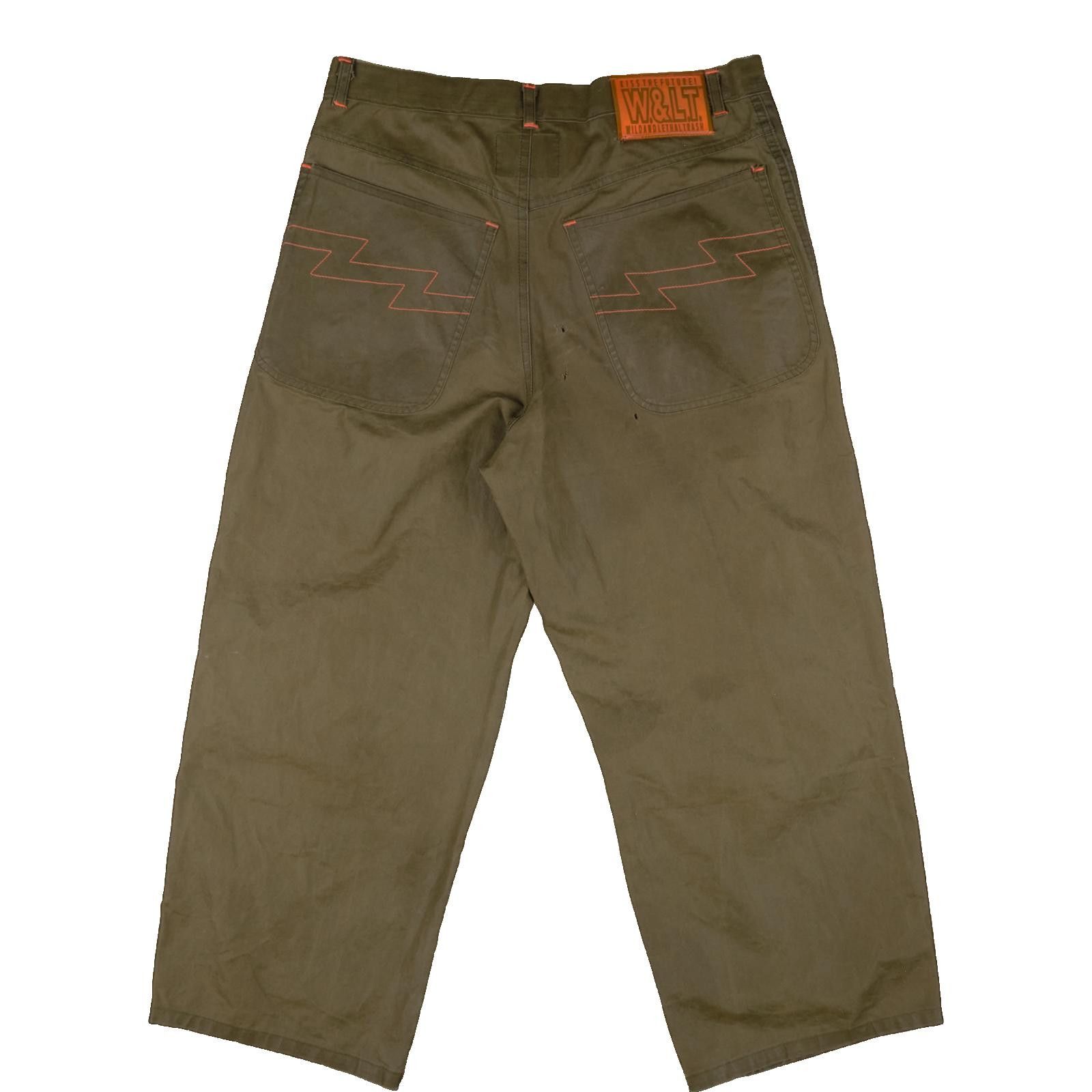 Walter Van Beirendonck W&LT Carpenter Khaki Jeans Size 26" / US 2 / IT 38 - 2 Thumbnail