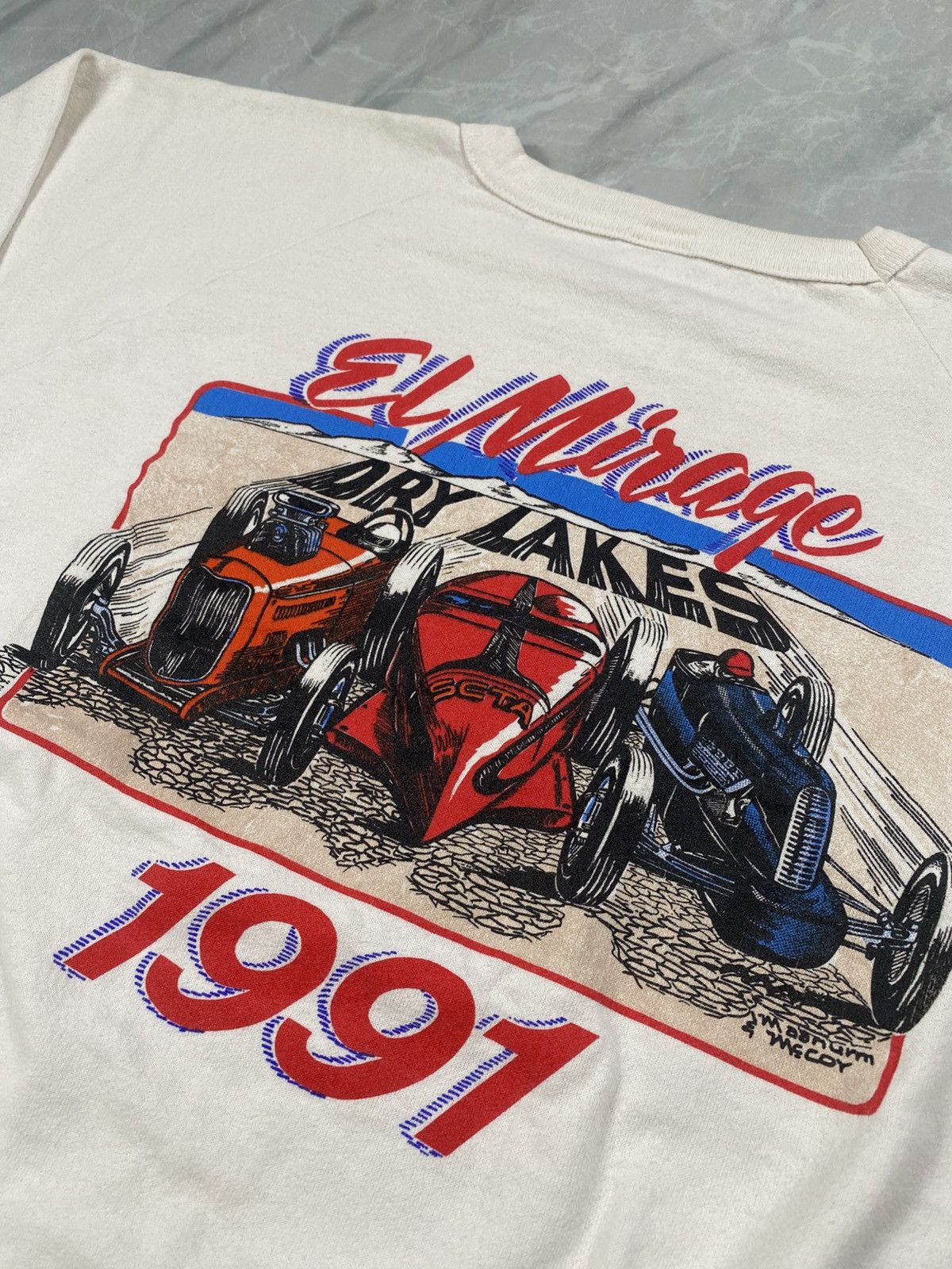 Fox Racing Rare Vintage 1991 Hot Rod El Mirage Dry Lakes Crewneck Size US L / EU 52-54 / 3 - 3 Thumbnail