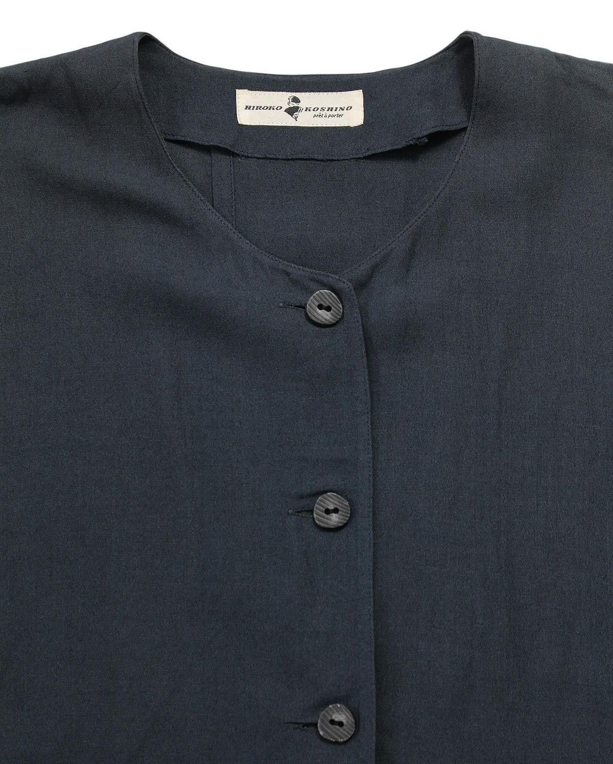 Hiroko Koshino Homme 1990S HIROKO KOSHINO PRÊT À PORTER RAYON CARDIGAN Size ONE SIZE - 2 Thumbnail
