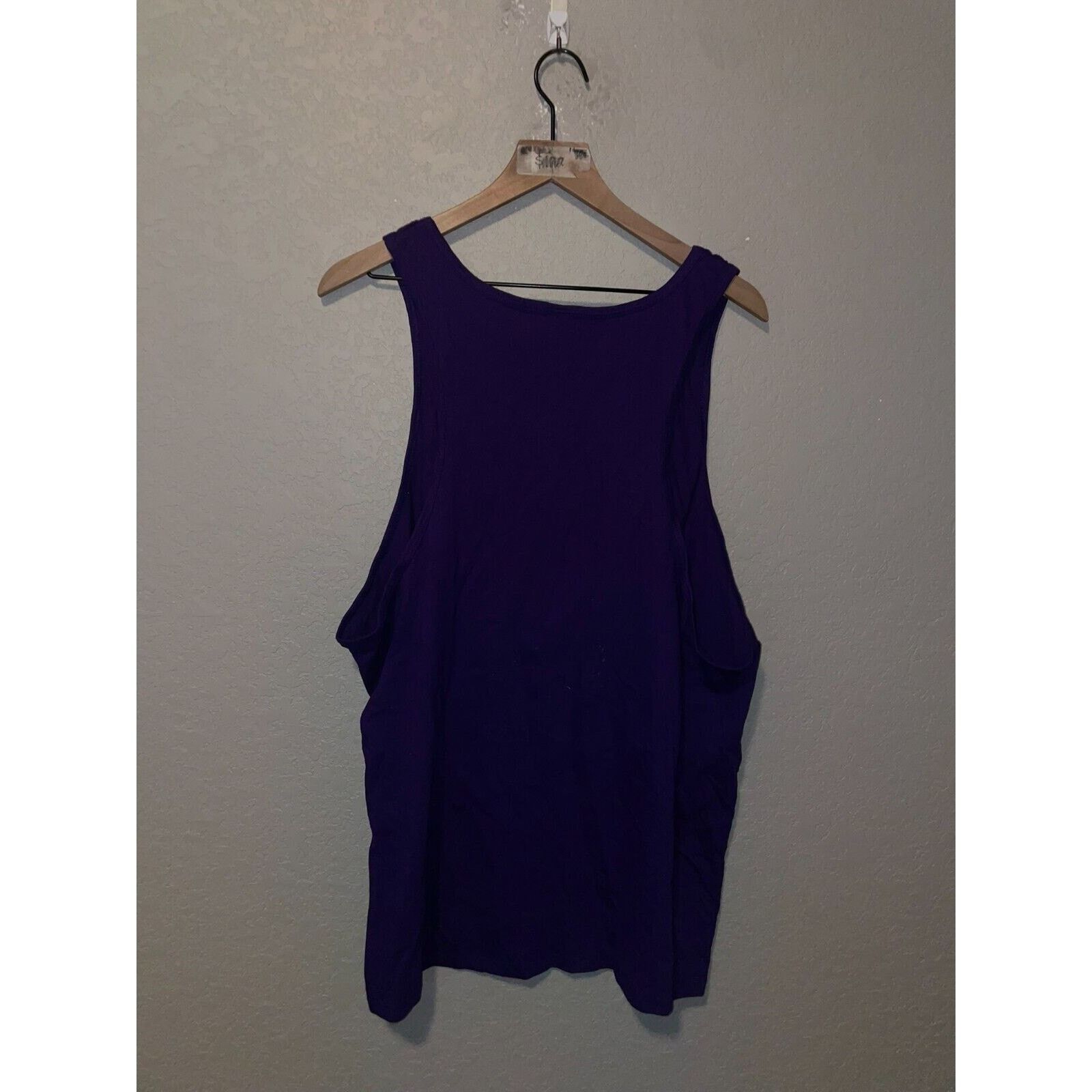 Jerzees Vintage Sleeveless Purple Shirt Jerzees Tank Tee VTG XL 90s Size US XL / EU 56 / 4 - 7 Thumbnail