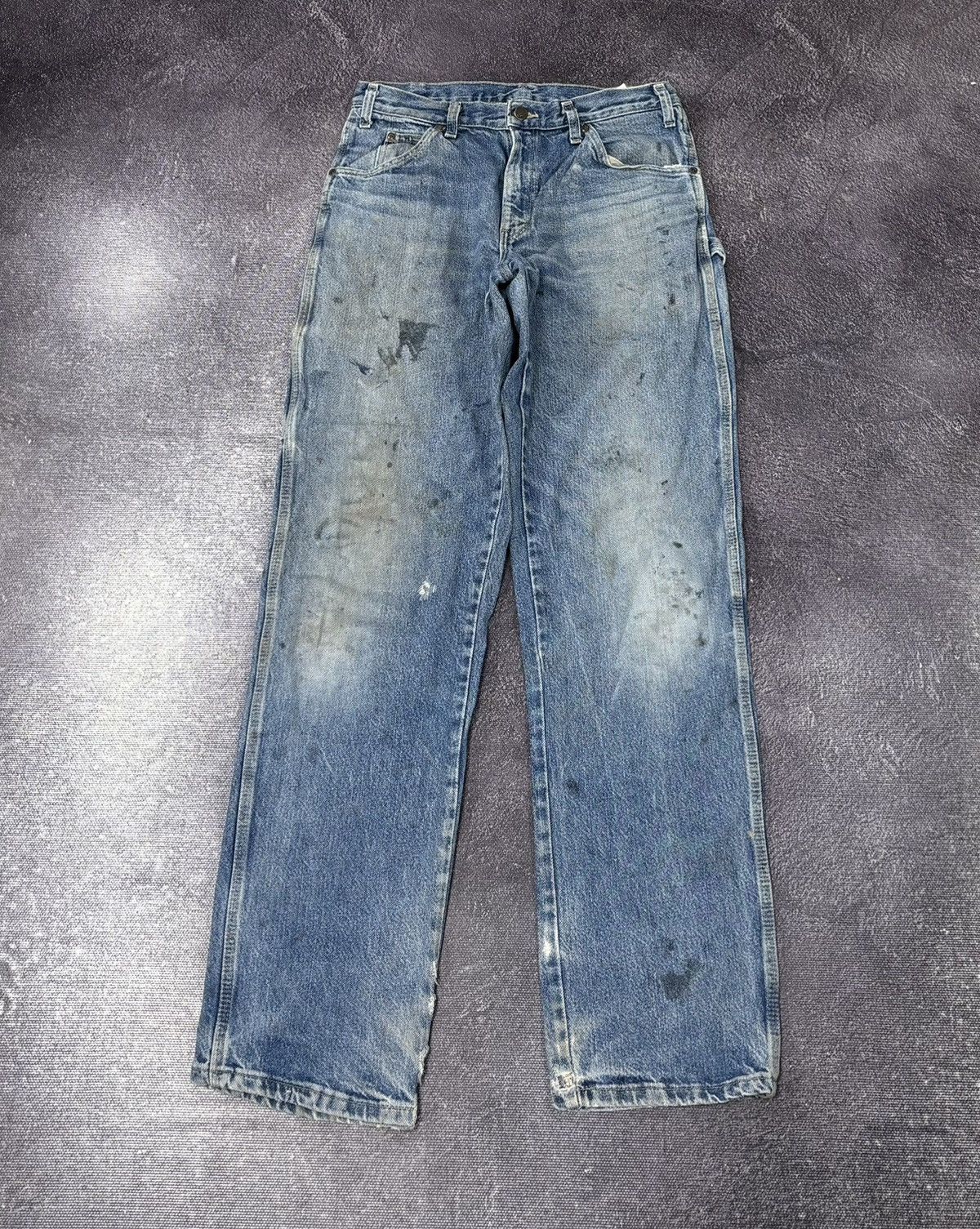 Dickies Vintage Dickies USA Faded Blue Work Hype Denim Jeans Size US 32 / EU 48 - 7 Thumbnail