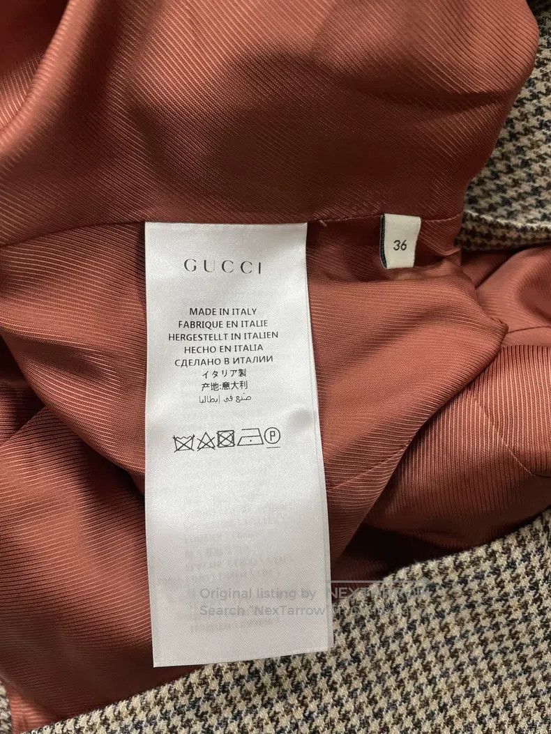 Gucci Gucci Bird check suit jacket Size XS / US 0-2 / IT 36-38 - 5 Thumbnail