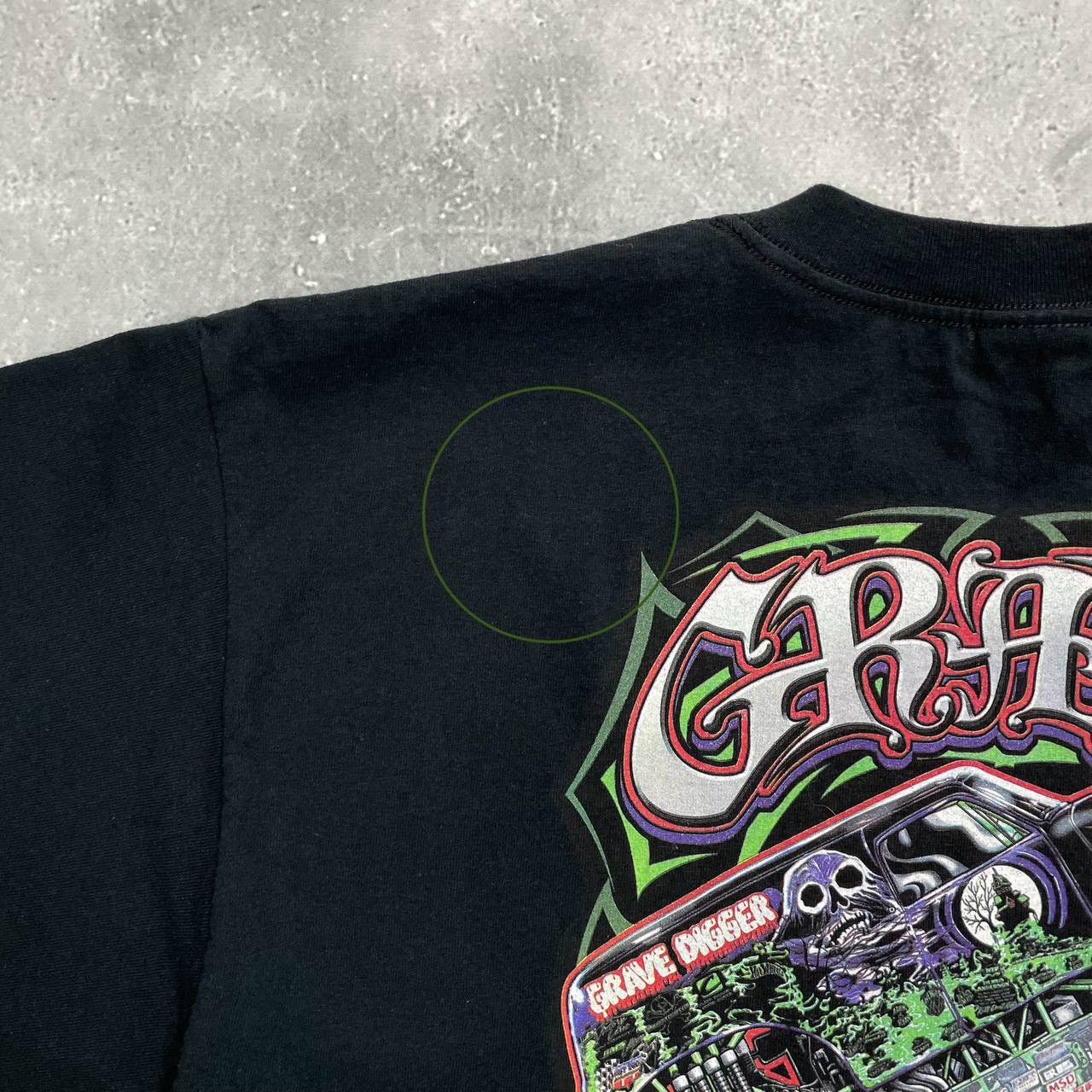 Vintage Vintage 2005 Grave Digger Race Team Graphic T Shirt Black L Size US L / EU 52-54 / 3 - 16 Thumbnail