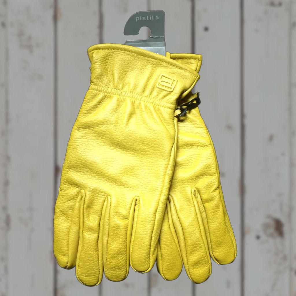 Vintage Tundra Leather Work Gloves Glove Mens XL Pistil Natural Beige L/XL Size ONE SIZE - 1 Thumbnail