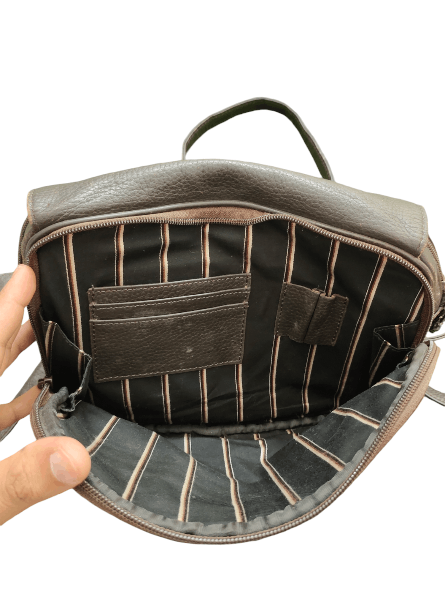 Leather Vintage Cavallina Japan Patina Leather Shoulder Sling Bag Size ONE SIZE - 20 Thumbnail
