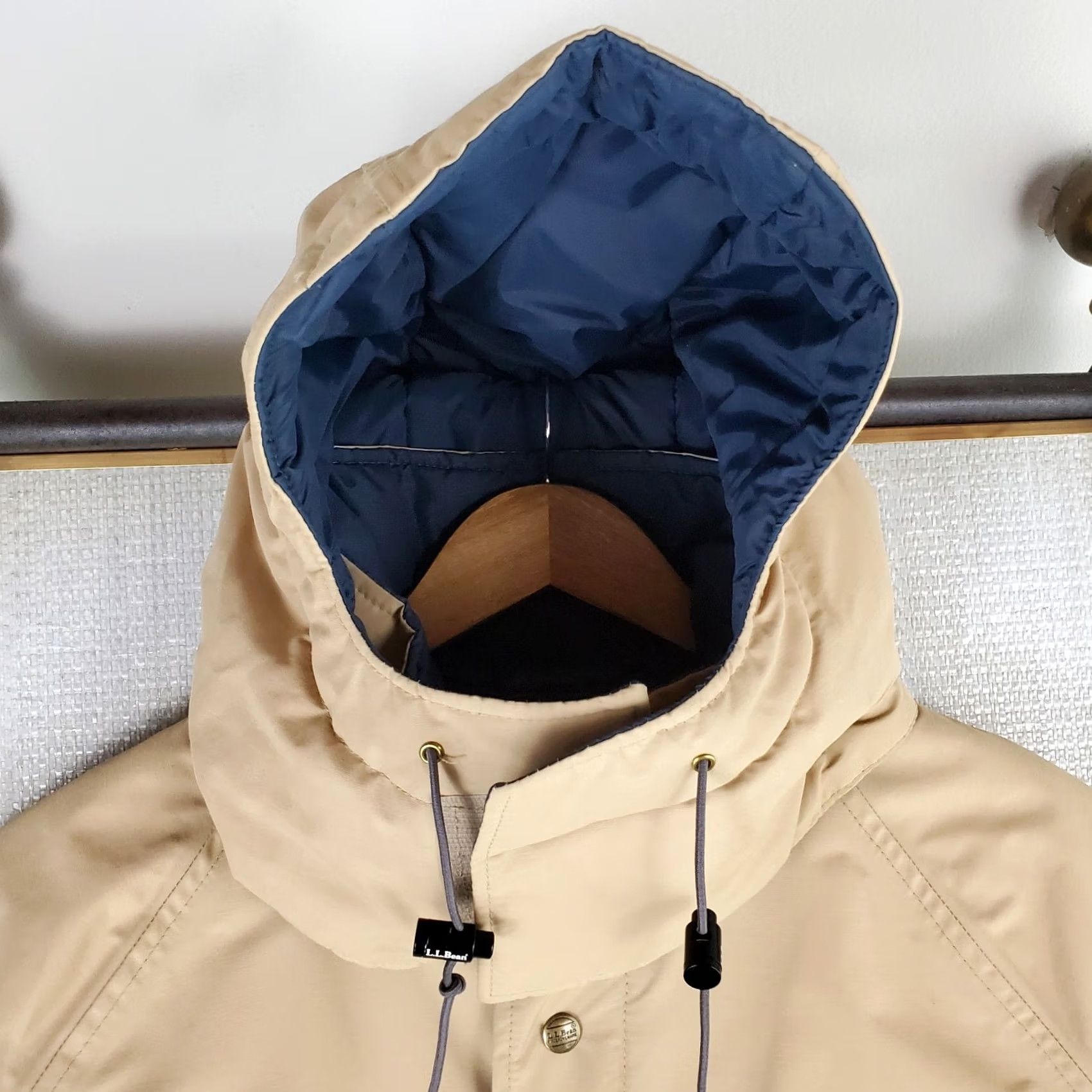 Vintage VTG L.L. Bean Gore-Tex Thinsulate Parka Jacket Medium Tall Mens MT Beige Winter Windproof Waterproof Camo/Khaki Size US M / EU 48-50 / 2 - 2 Thumbnail
