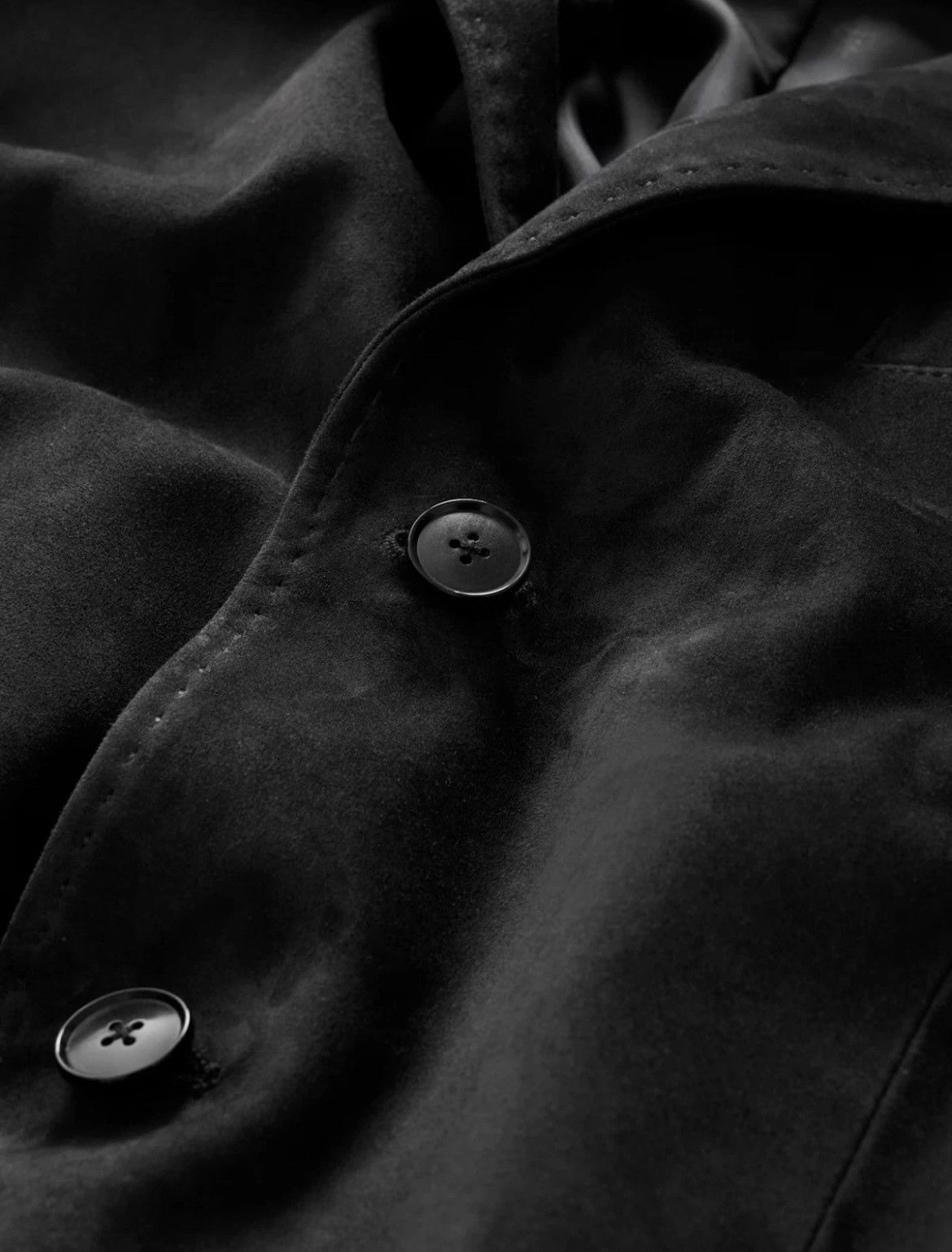 John Varvatos Rind Suede Leather Jacket EU 50 USA 40 Size US M / EU 48-50 / 2 - 7 Thumbnail