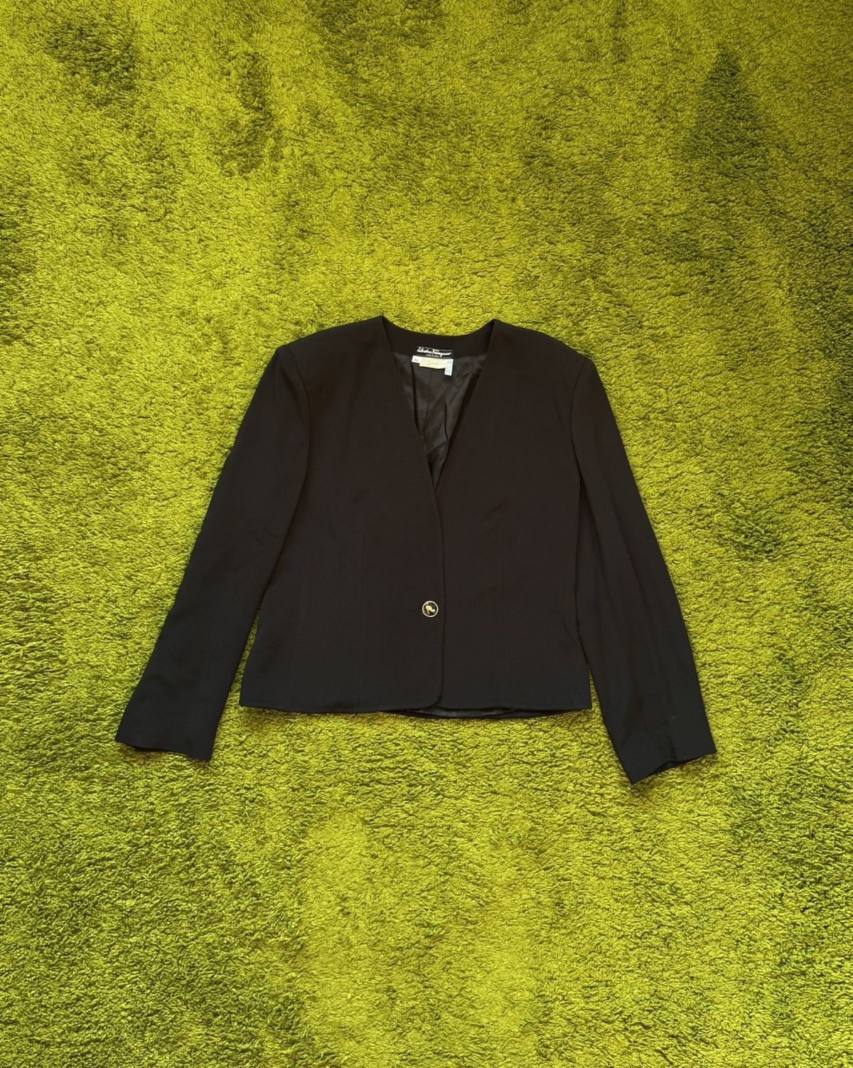 Salvatore Ferragamo Salvatore Ferragamo luxury blazer jacket Size L / US 10 / IT 46 - 1 Thumbnail
