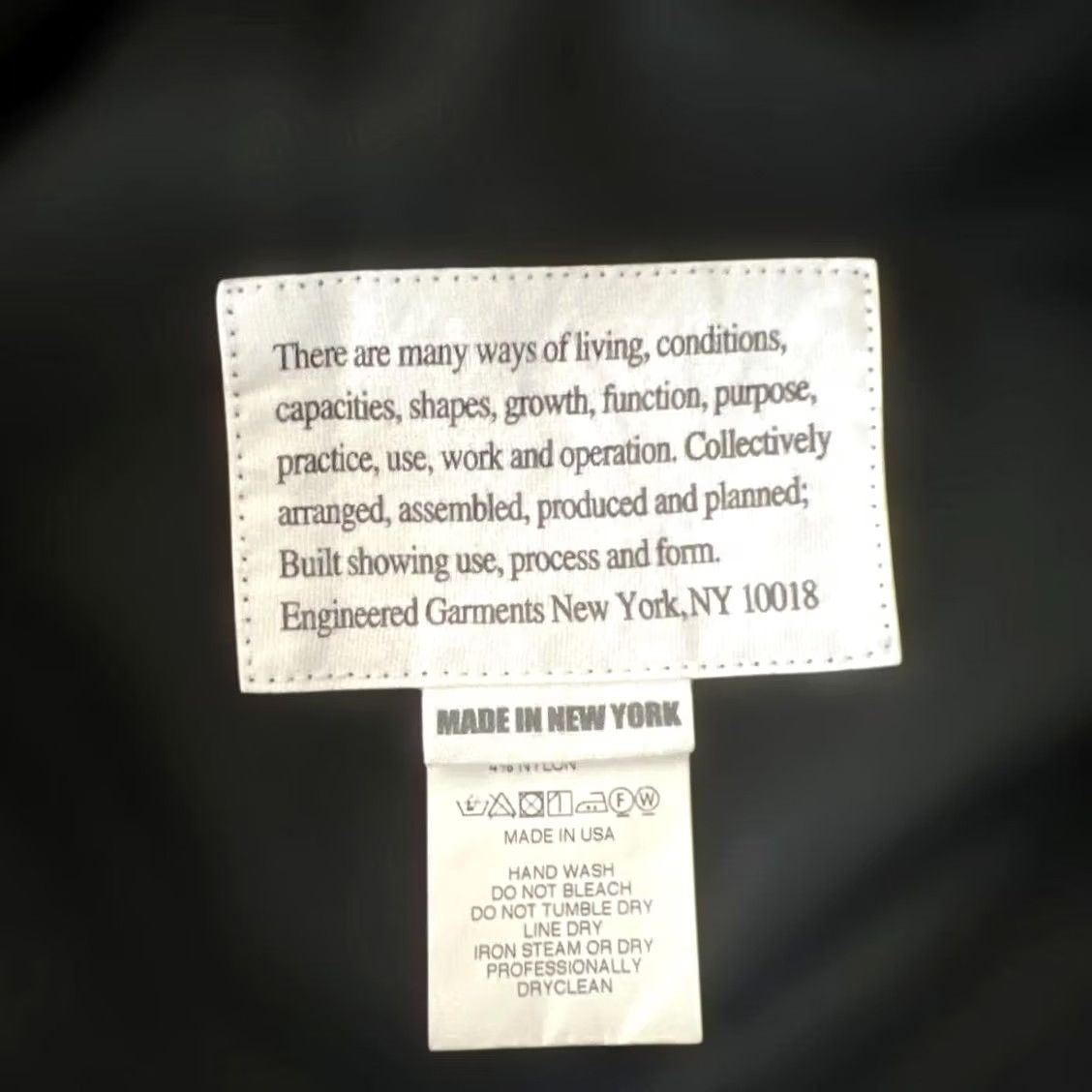 Engineered Garments Engineered Garments Hoodie Mens Size S Black Wool Cotton? Regular HOODIE Jacket Size US S / EU 44-46 / 1 - 6 Thumbnail