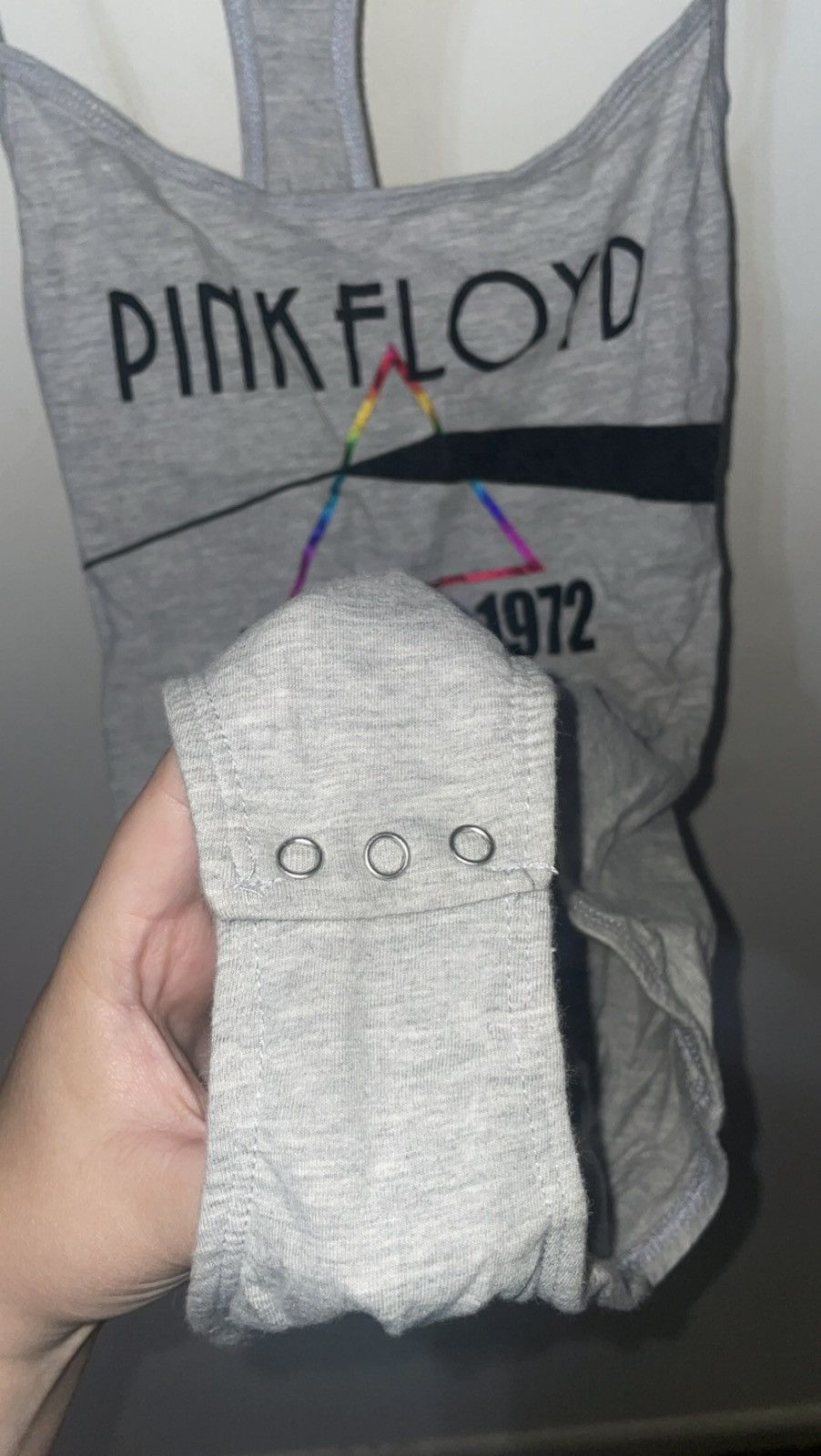 Band Tees × Pink Floyd Grey Pink Floyd bodysuit Size S / US 4 / IT 40 - 3 Thumbnail