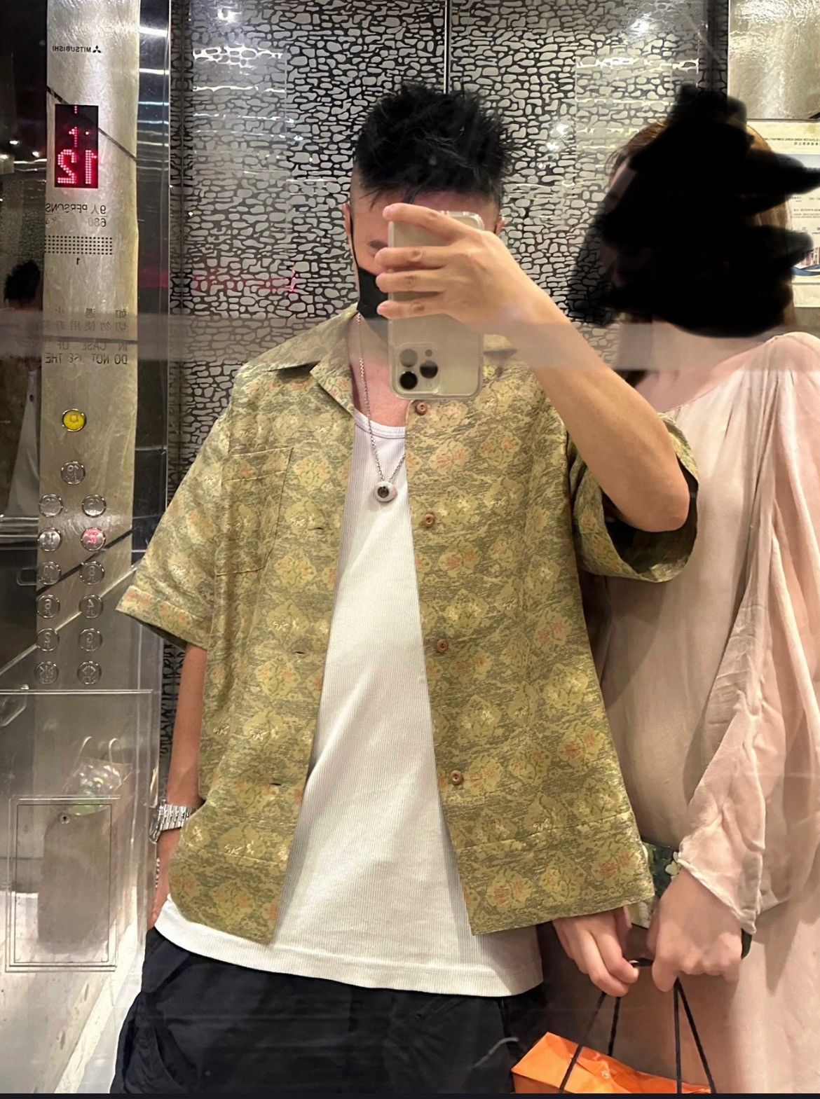 Visvim Visvim 23aw Copa Shirt S/S Jacquard (Silk) ，size 4 Size US XL / EU 56 / 4 - 4 Thumbnail