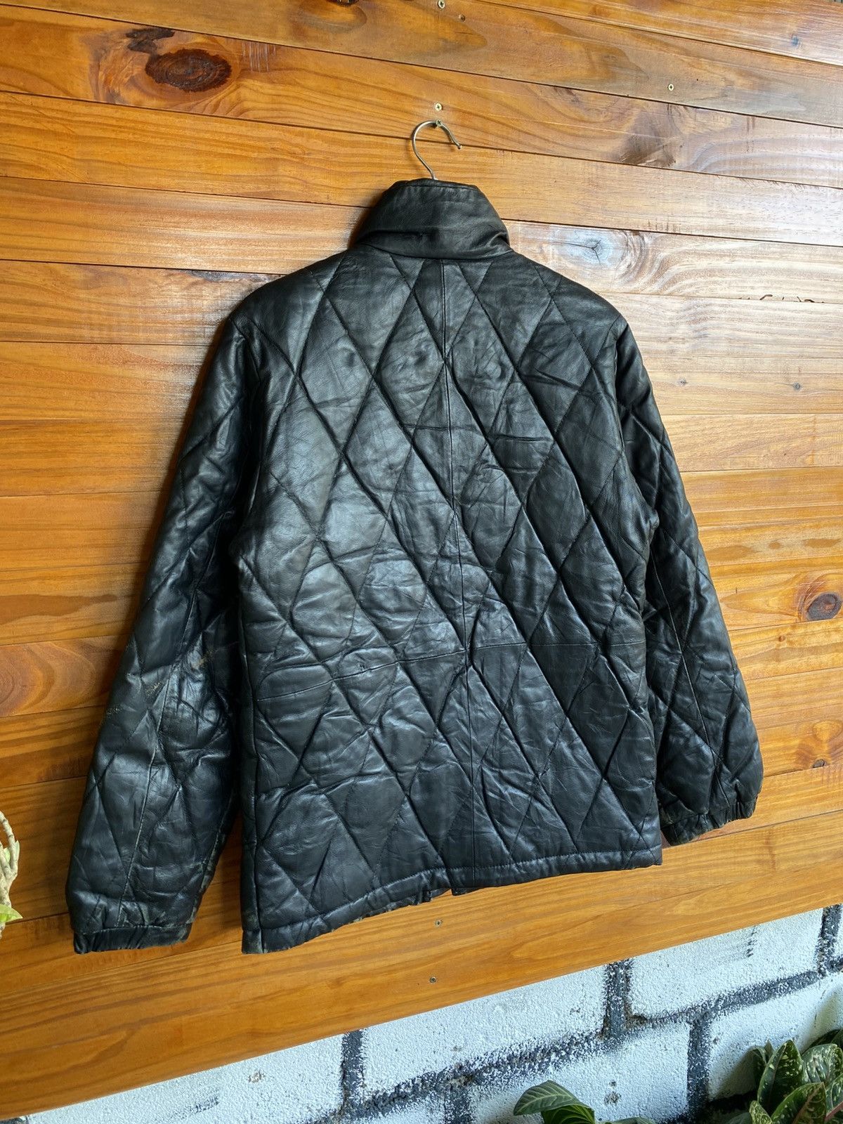 Redmoon Redmoon Quilted Leather Jacket Black Japanese Leather Size US S / EU 44-46 / 1 - 19 Thumbnail