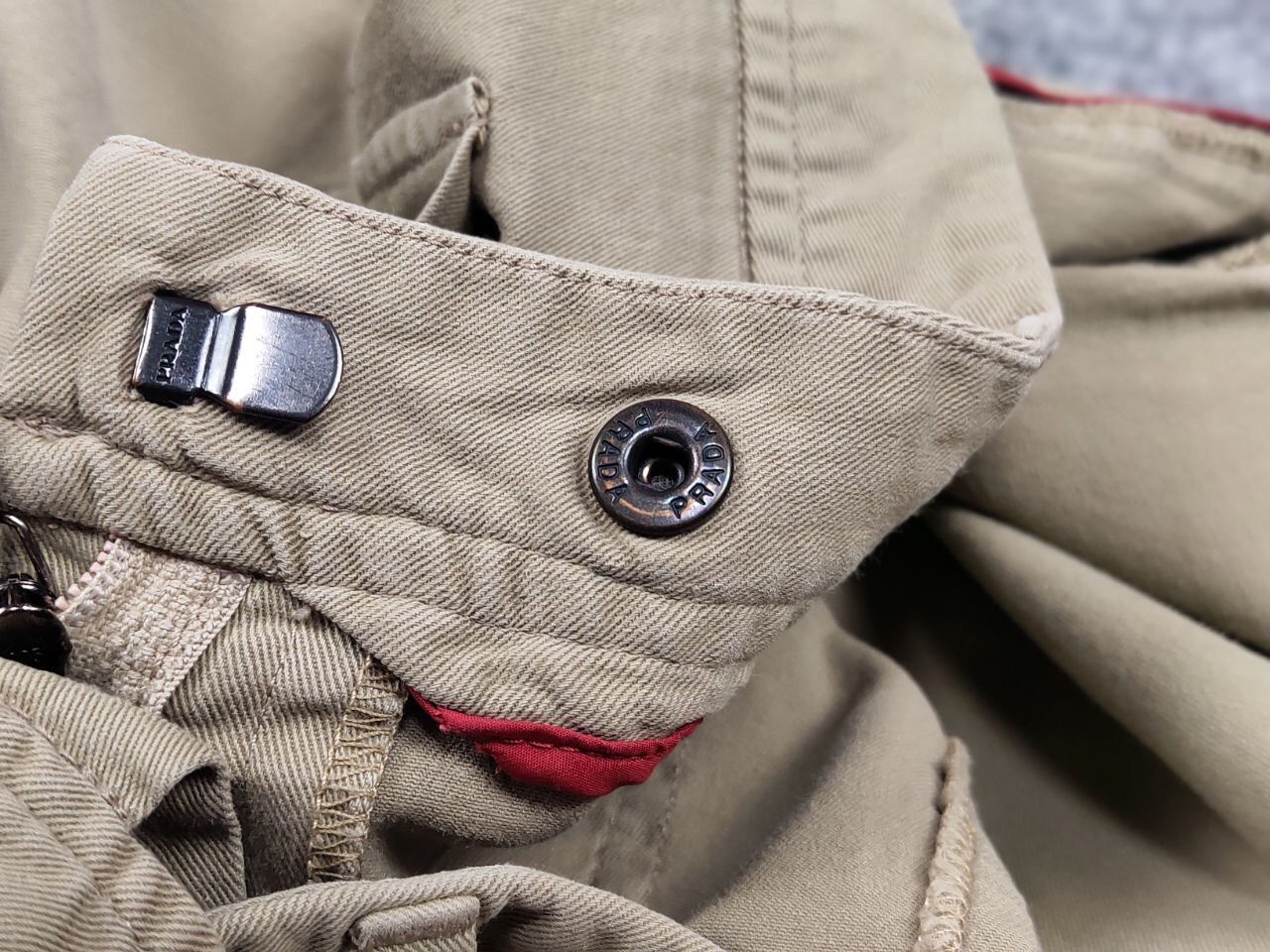 Prada Vintage Prada Red Tab Authentic Beige Trouser Women's Pants Size 30" / US 8 / IT 44 - 20 Thumbnail