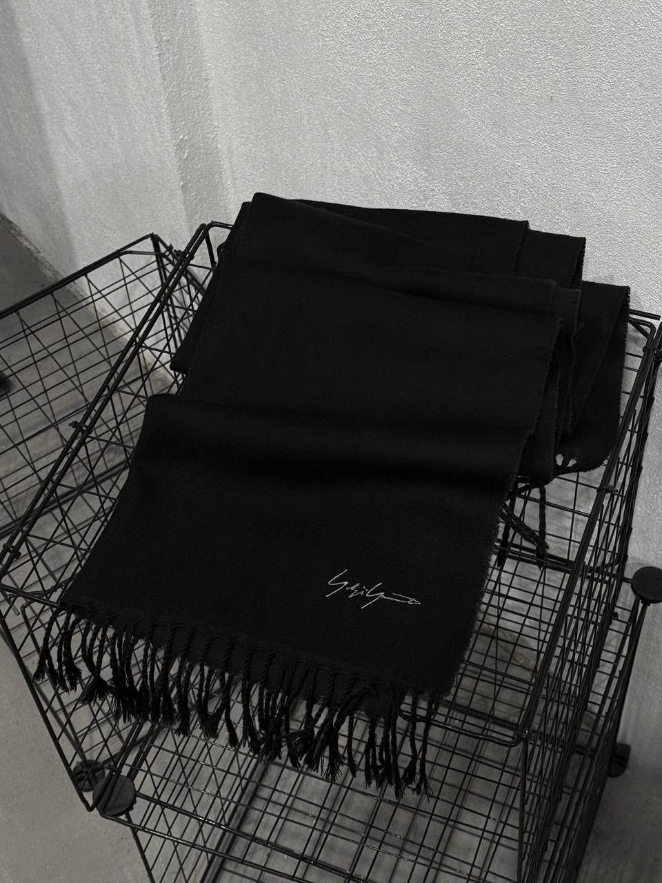Yohji Yamamoto Archive Yohji Yamamoto Avangard Wool Scarf Size ONE SIZE - 5 Thumbnail