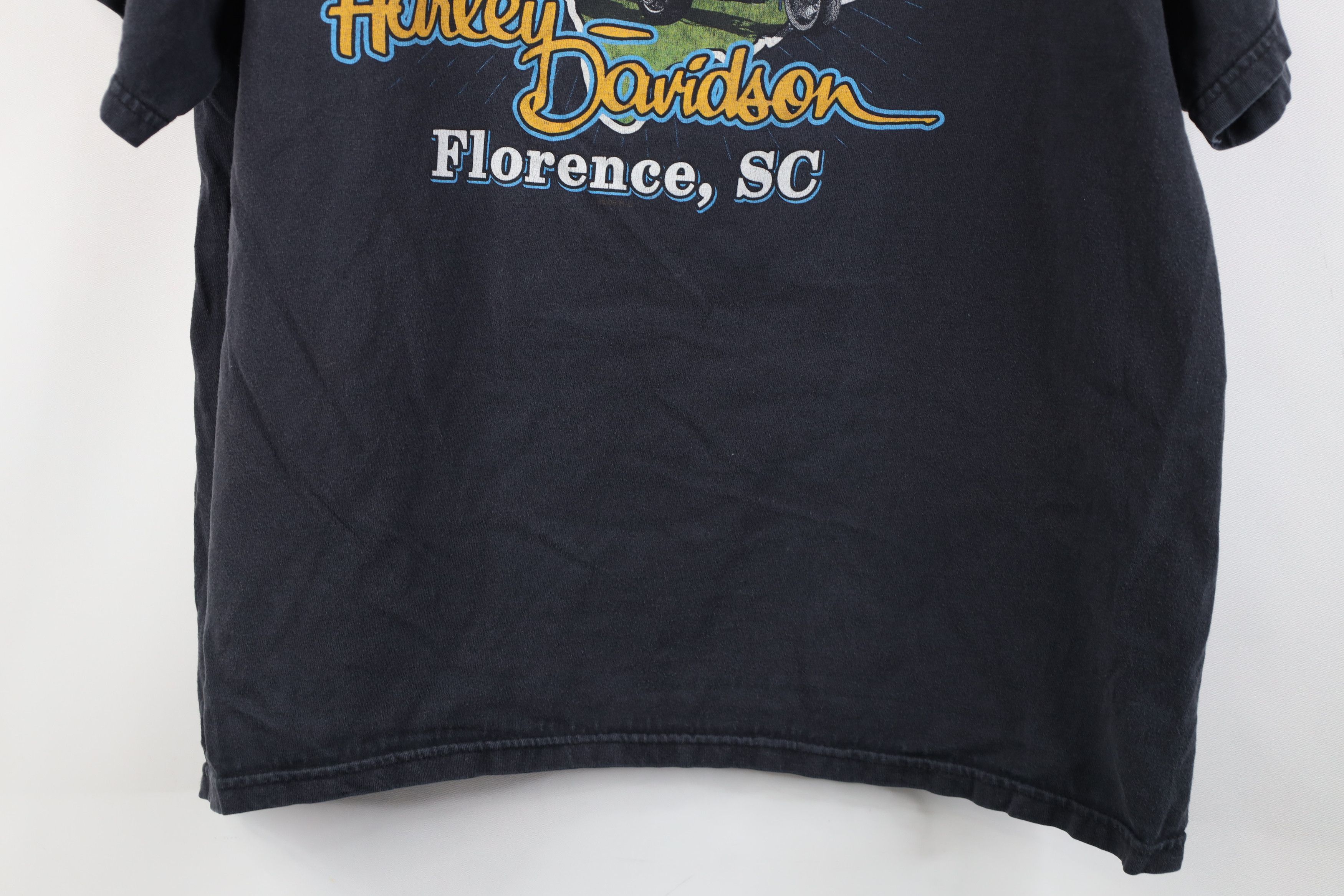 Harley Davidson Vintage Y2K Harley Davidson Fire Flames T-Shirt Cotton USA Size US L / EU 52-54 / 3 - 14 Thumbnail