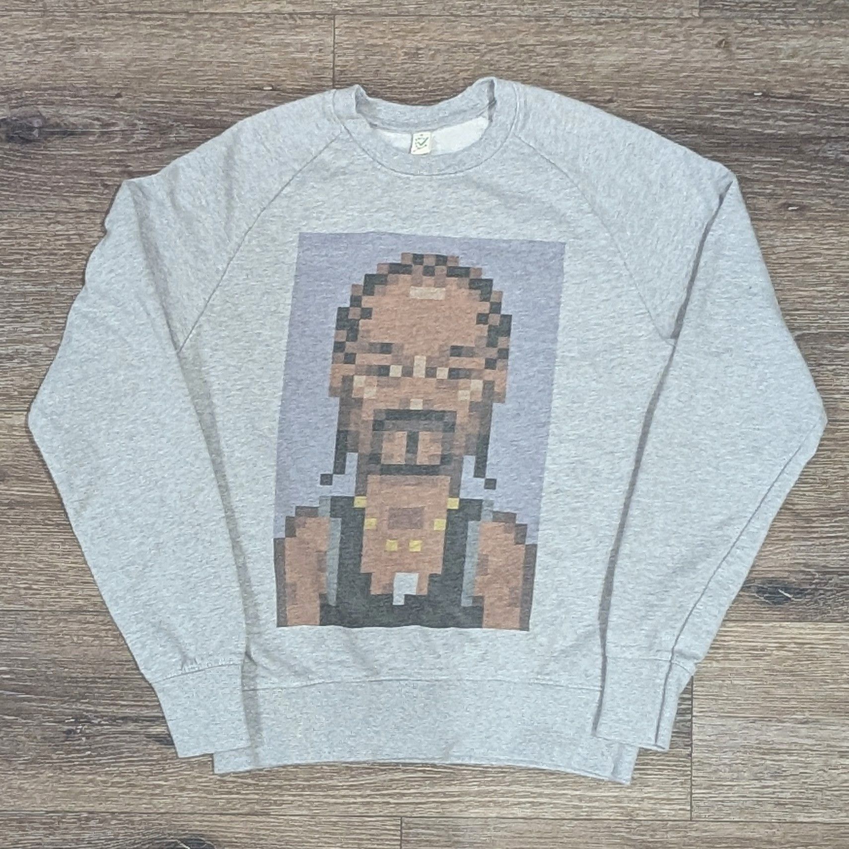 Snoop Dogg Pixelated Snoop Dogg raglan sweatshirt - SIZE S Size US S / EU 44-46 / 1 - 1 Thumbnail