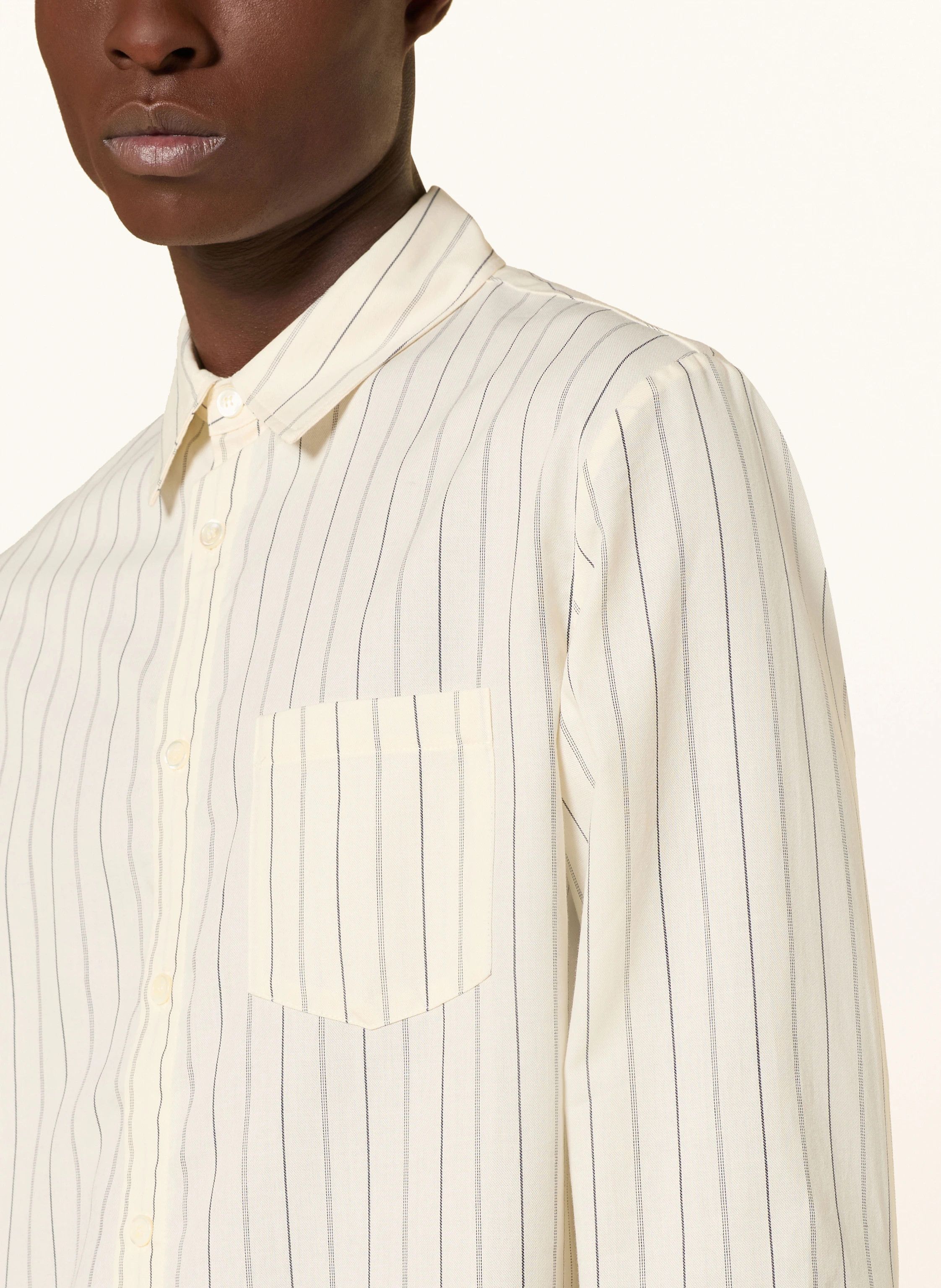 A.P.C. o1mle1125 Clement Shirt in Ecru Size US S / EU 44-46 / 1 - 4 Thumbnail