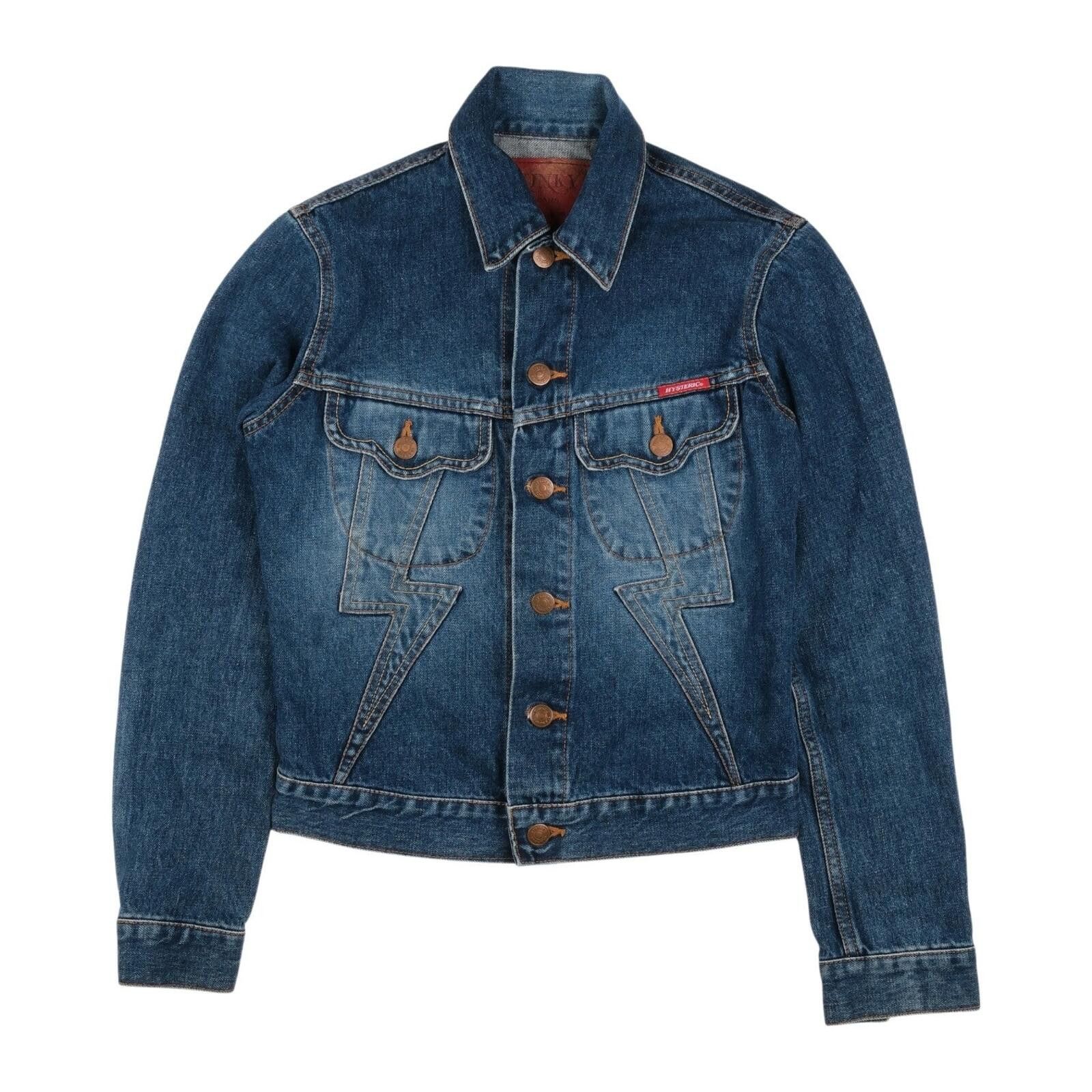 Hysteric Glamour Hysteric Glamour Kinky Jeans Lightning Bolt Denim Jacket Size ONE SIZE - 1 Thumbnail