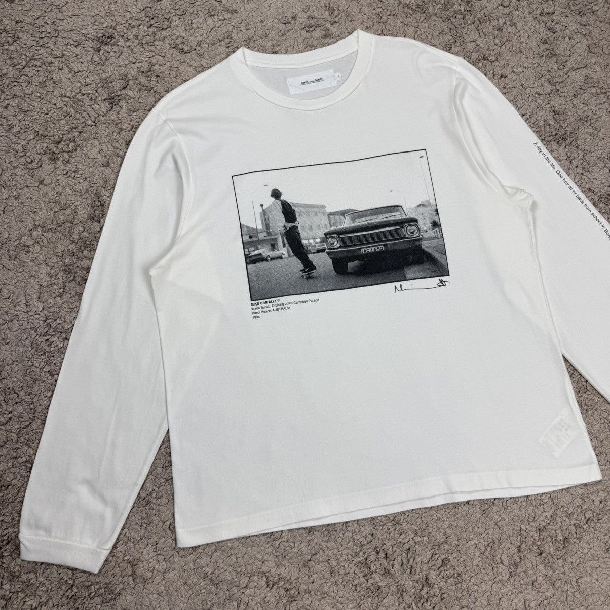 Japanese Brand Vintage John Mason Smith Mike O'Meally long-sleeve T-shirt Size US L / EU 52-54 / 3 - 3 Thumbnail