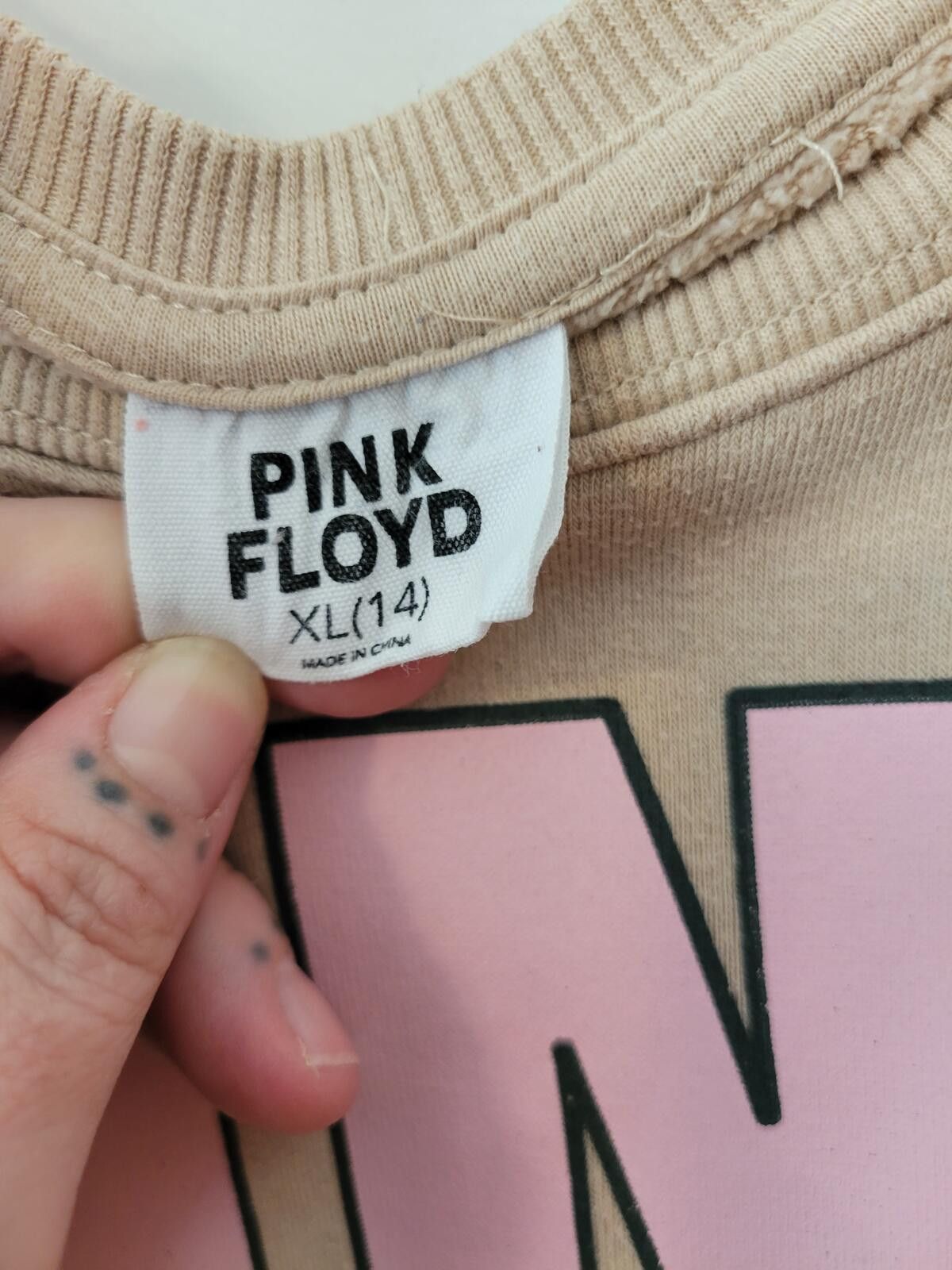 Pink Floyd Pink Floyd Beige Graphic Sweatshirt XL Size XL / US 12-14 / IT 48-50 - 3 Thumbnail