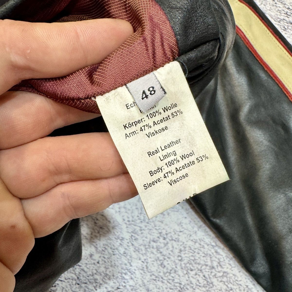 Strellson Strellson Mens Leather Jacket Wool Lining 48 size M Size US M / EU 48-50 / 2 - 15 Thumbnail