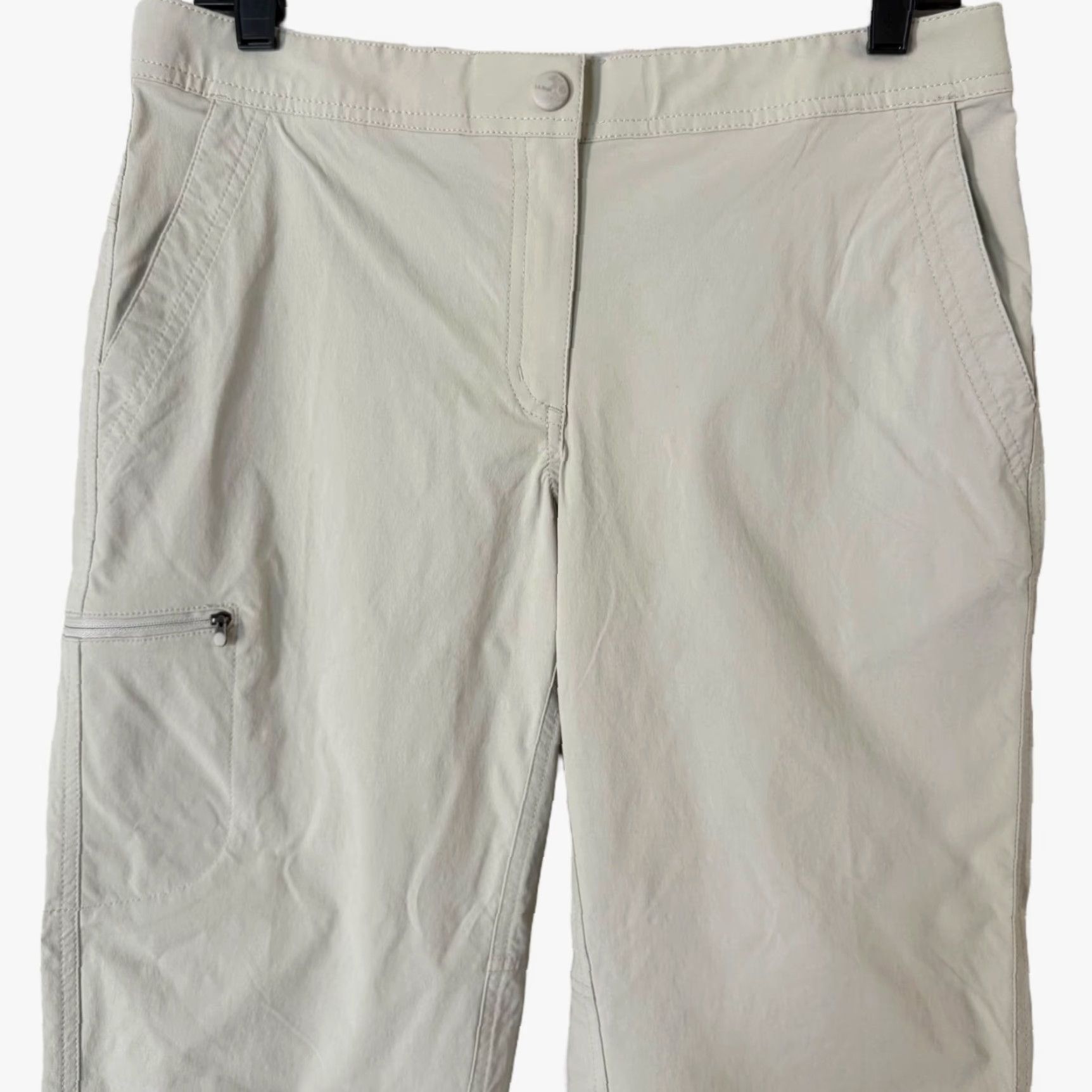 Vintage L.L. Bean Tropicwear Cargo Capri Pants Beige Women's 8 Hiking Trekking Outdoors Size 30" / US 8 / IT 44 - 5 Thumbnail