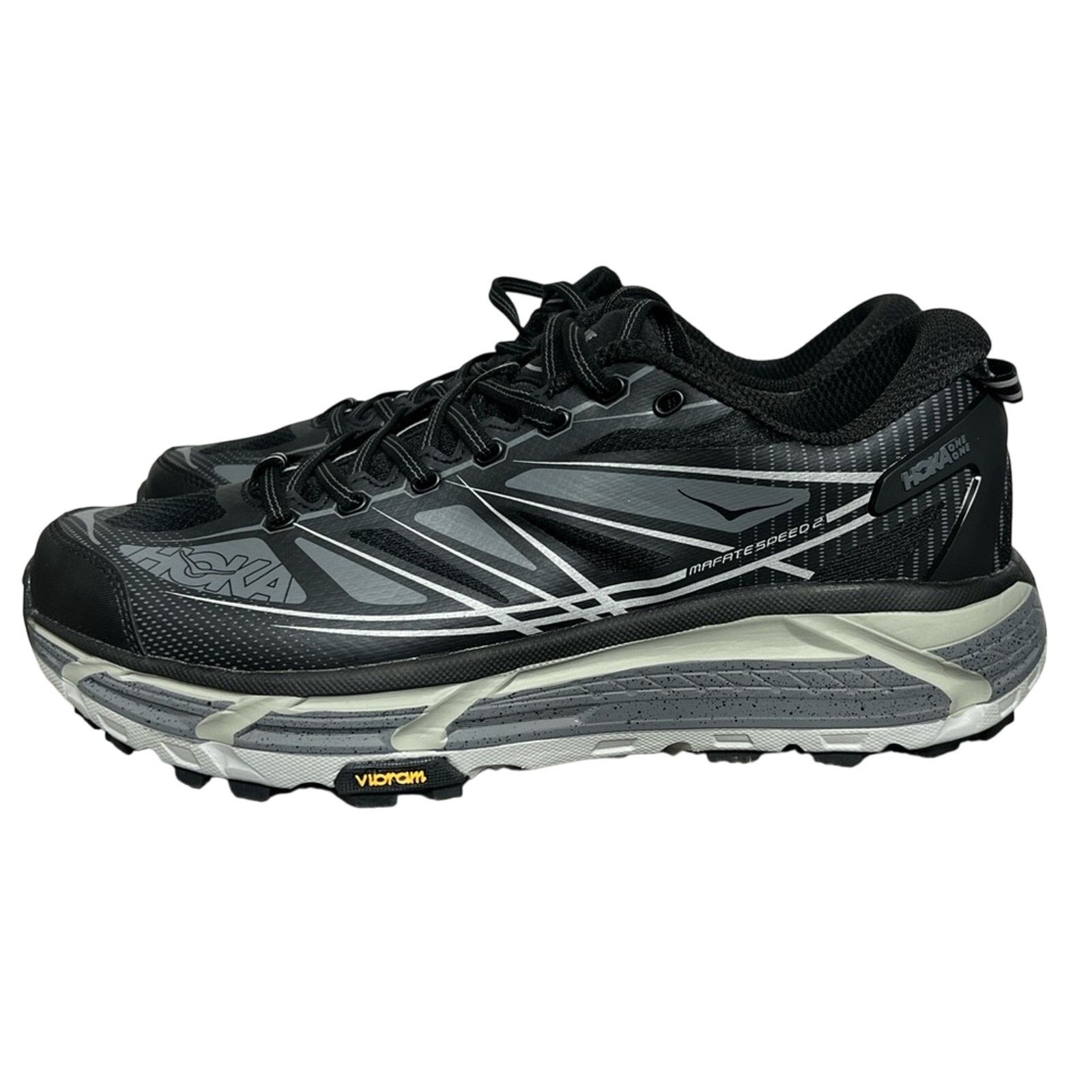 Hoka Men’s HOKA Mafate Speed 2 'Black Castlerock' 10 WORN ONCE Size US 10 / EU 43 - 1 Thumbnail