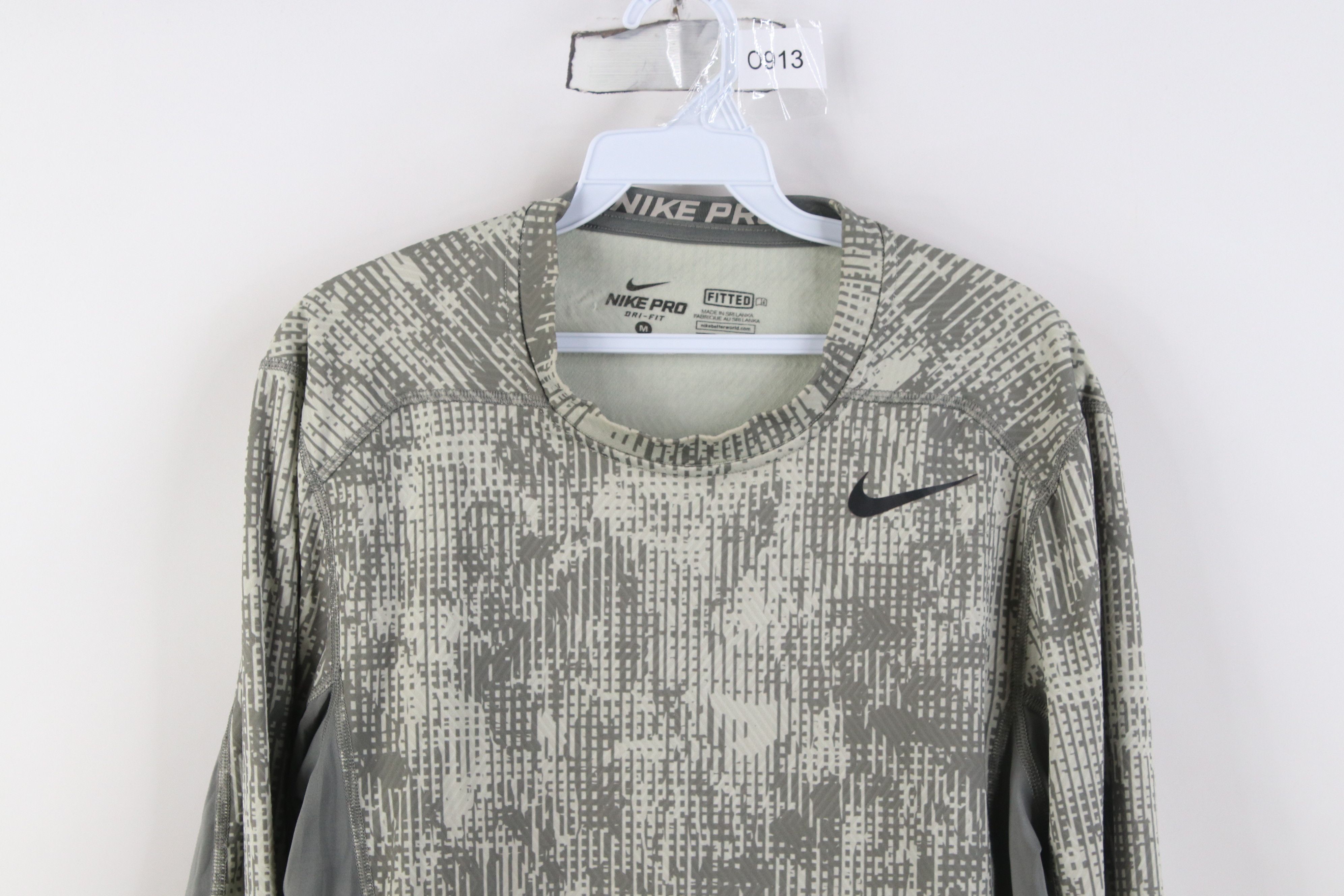 Nike Nike Pro Combat Fleece Lined Compression Camouflage T-Shirt Size US M / EU 48-50 / 2 - 2 Thumbnail