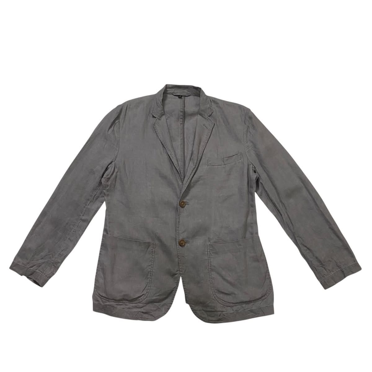 Japanese Brand Muji linen blazer coat Size US M / EU 48-50 / 2 - 2 Thumbnail
