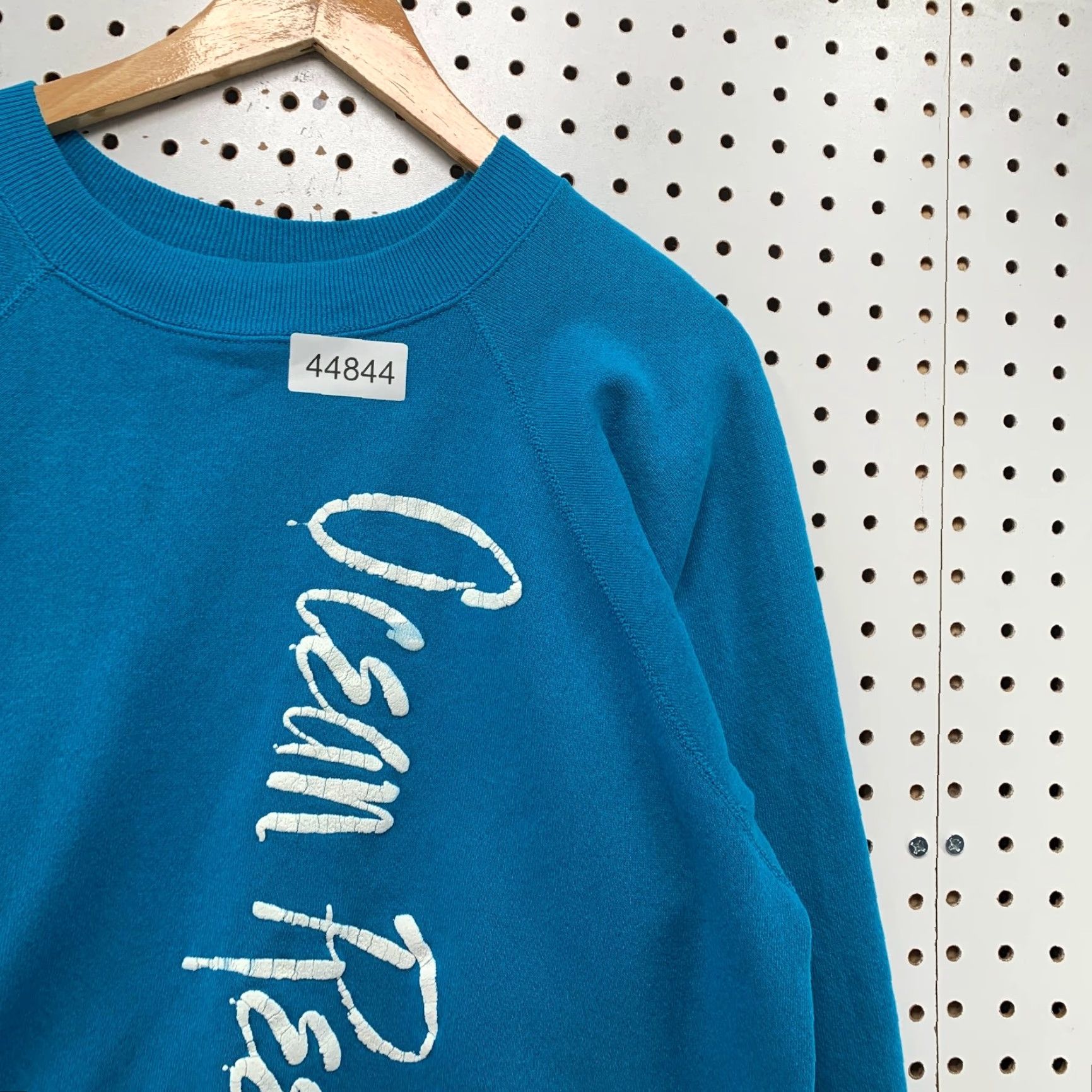 REEF VINTAGE Ocean Reef Sweatshirt Mens Medium Blue Crewneck Fleece USA Surf 80s 90s Beach Size US M / EU 48-50 / 2 - 6 Thumbnail