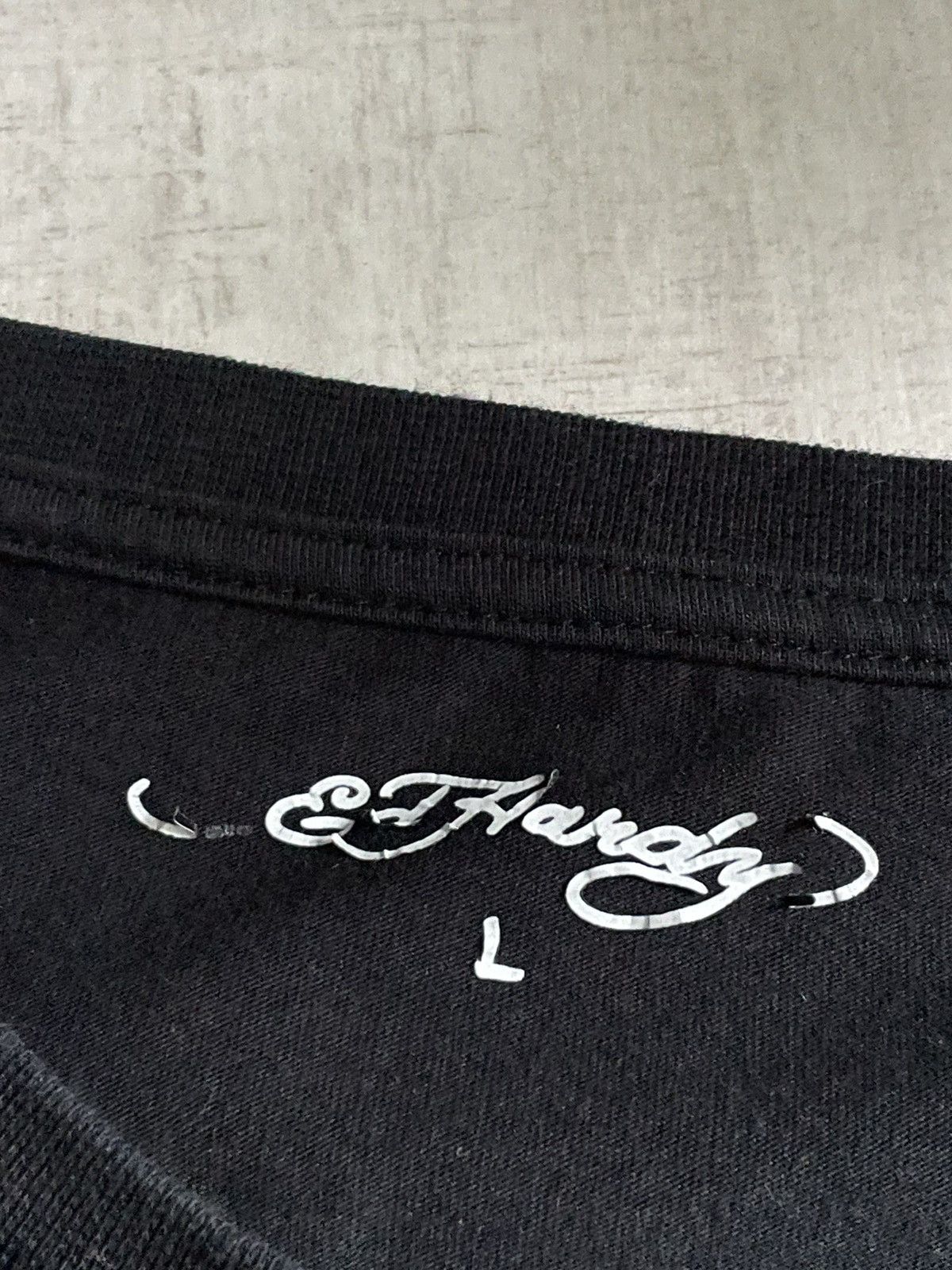 Ed Hardy Vintage Ed Hardy Tiger T-Shirt Y2K Black Size US L / EU 52-54 / 3 - 6 Thumbnail