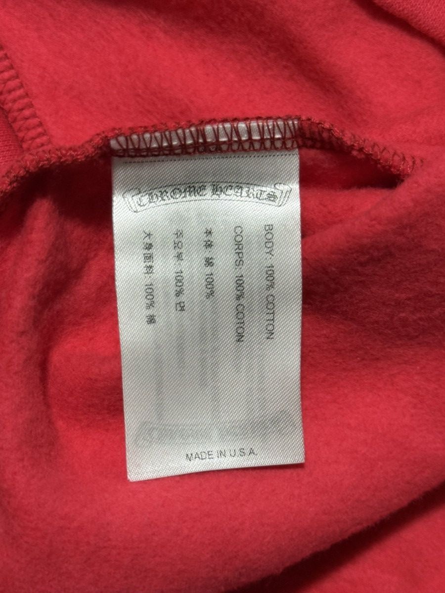 Chrome Hearts Chrome Hearts Red Hoodie XL Size US XL / EU 56 / 4 - 12 Thumbnail
