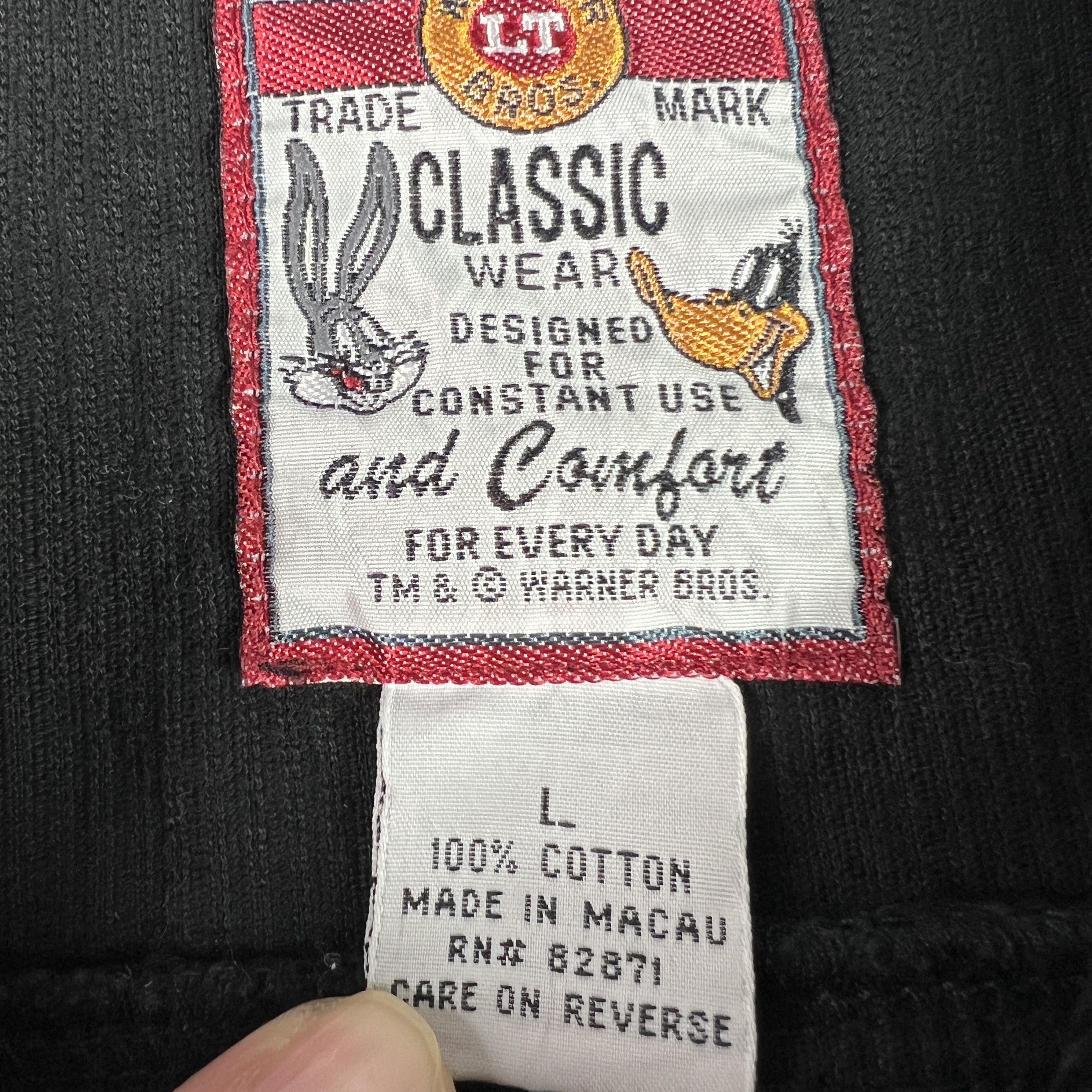 Warner Bros Warner Bros Bugs Bunny Corduroy Jacket Embroidered Trucker Size L / US 10 / IT 46 - 4 Thumbnail