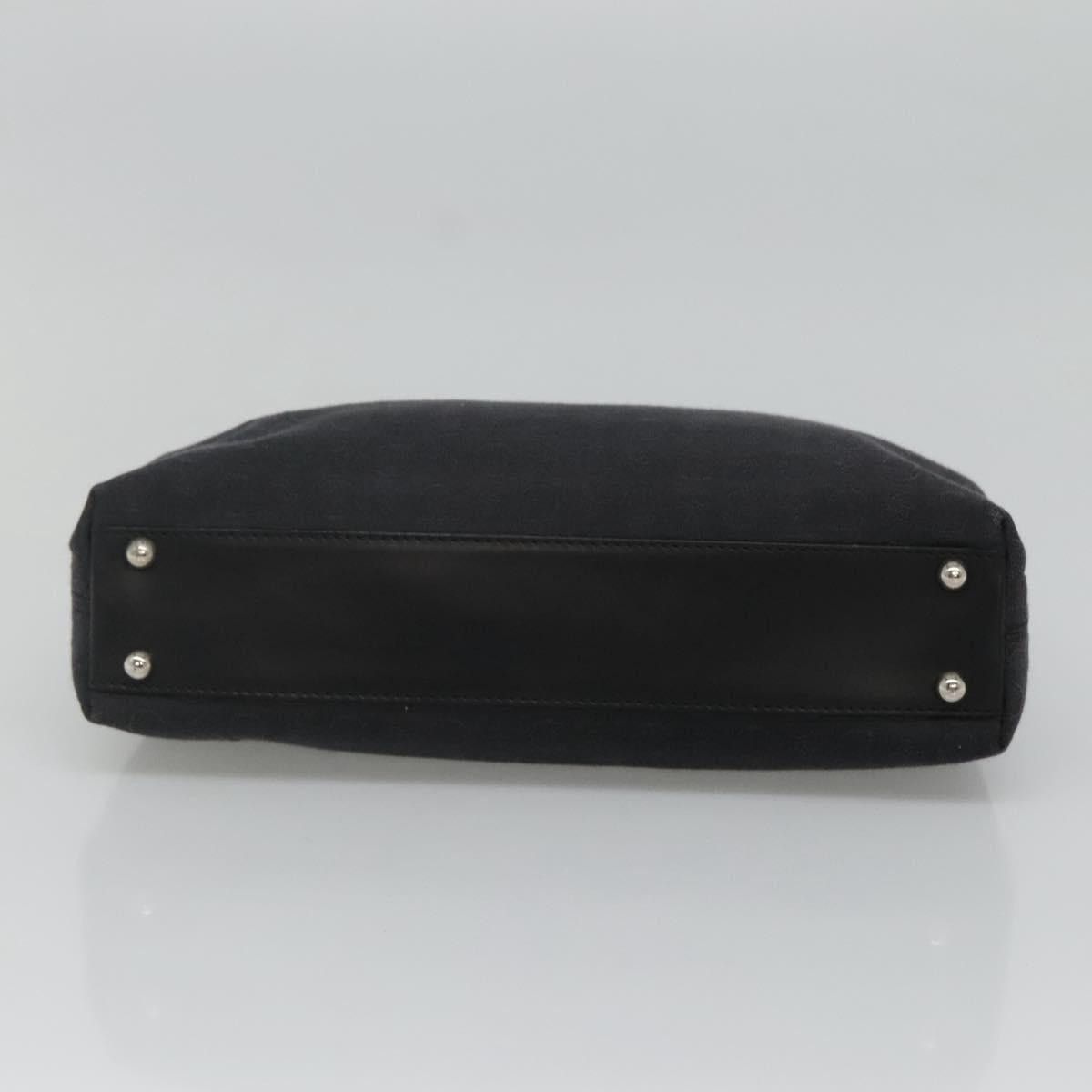 Celine CELINE C Macadam Canvas Hand Bag Black Size ONE SIZE - 9 Thumbnail