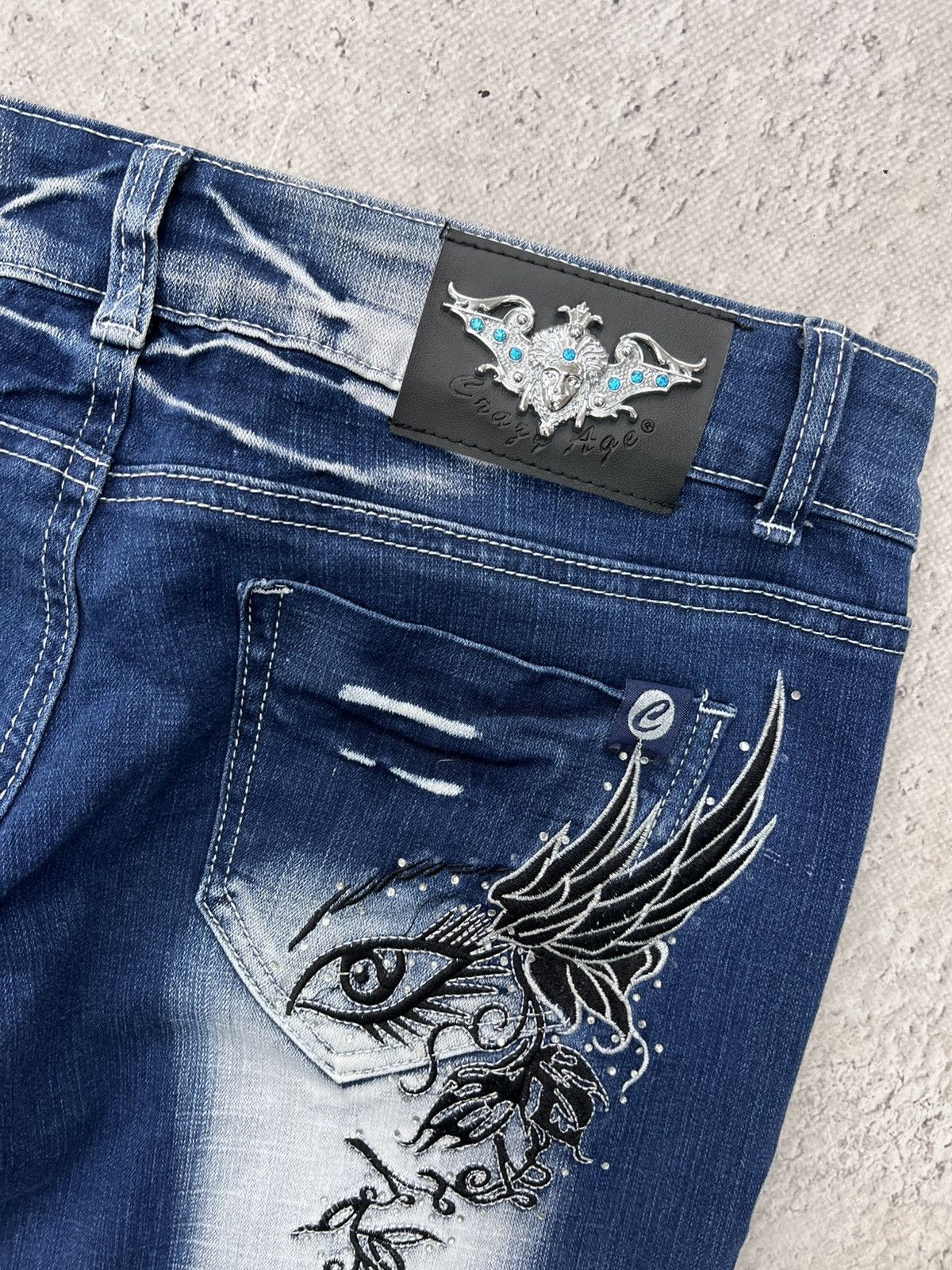 Hysteric Glamour × If Six Was Nine × Le Grande Bleu (L.G.B.) RARE vintage If Six Was Nine style flared jeans Y2K Size US 30 / EU 46 - 8 Thumbnail