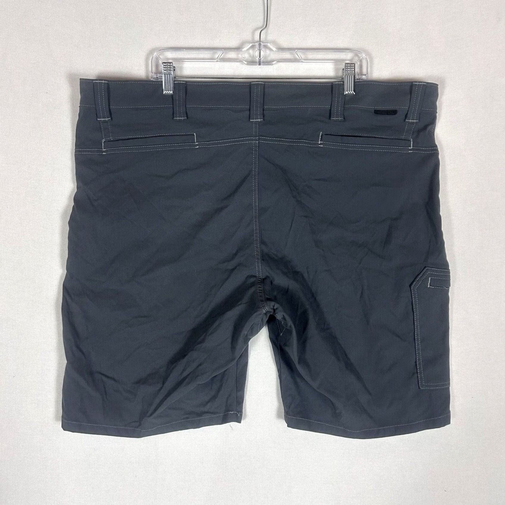 Wrangler Wrangler All Terrain Gear Shorts Mens 46 Green Stretch Nylon Spandex Cargo Pocket Canvas Outdoor Size US 30 / EU 46 - 6 Thumbnail