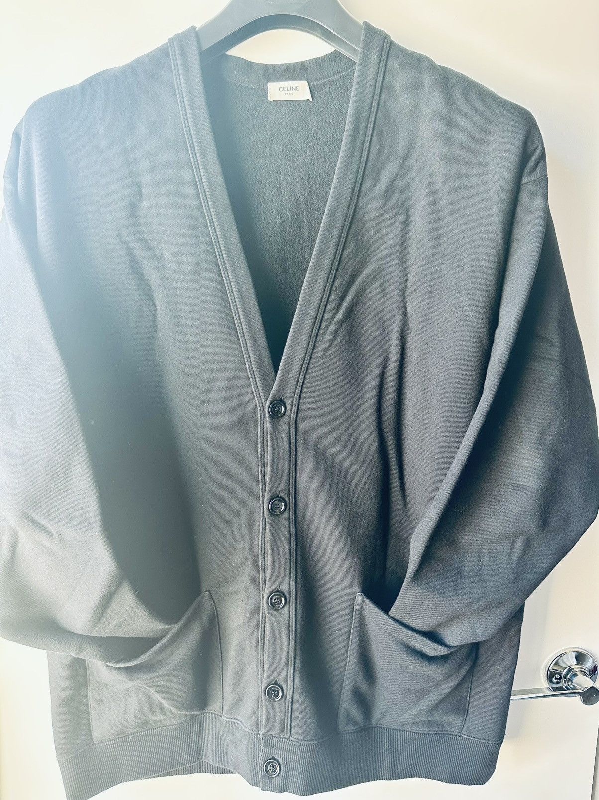 Celine CELINE CARDIGAN BLACK Size US XS / EU 42 / 0 - 3 Thumbnail